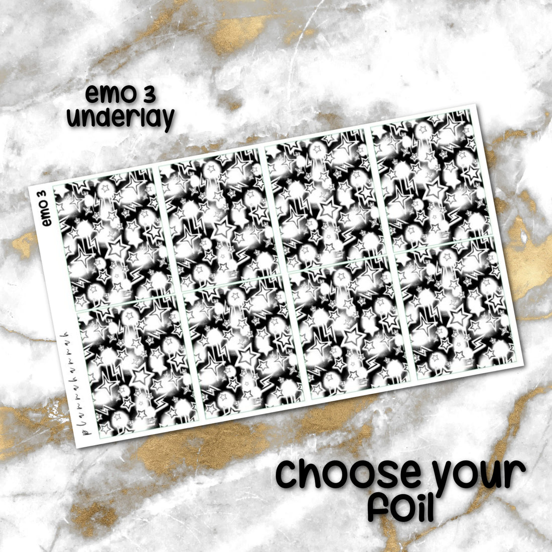 Emo 3 | Foiled Underlay