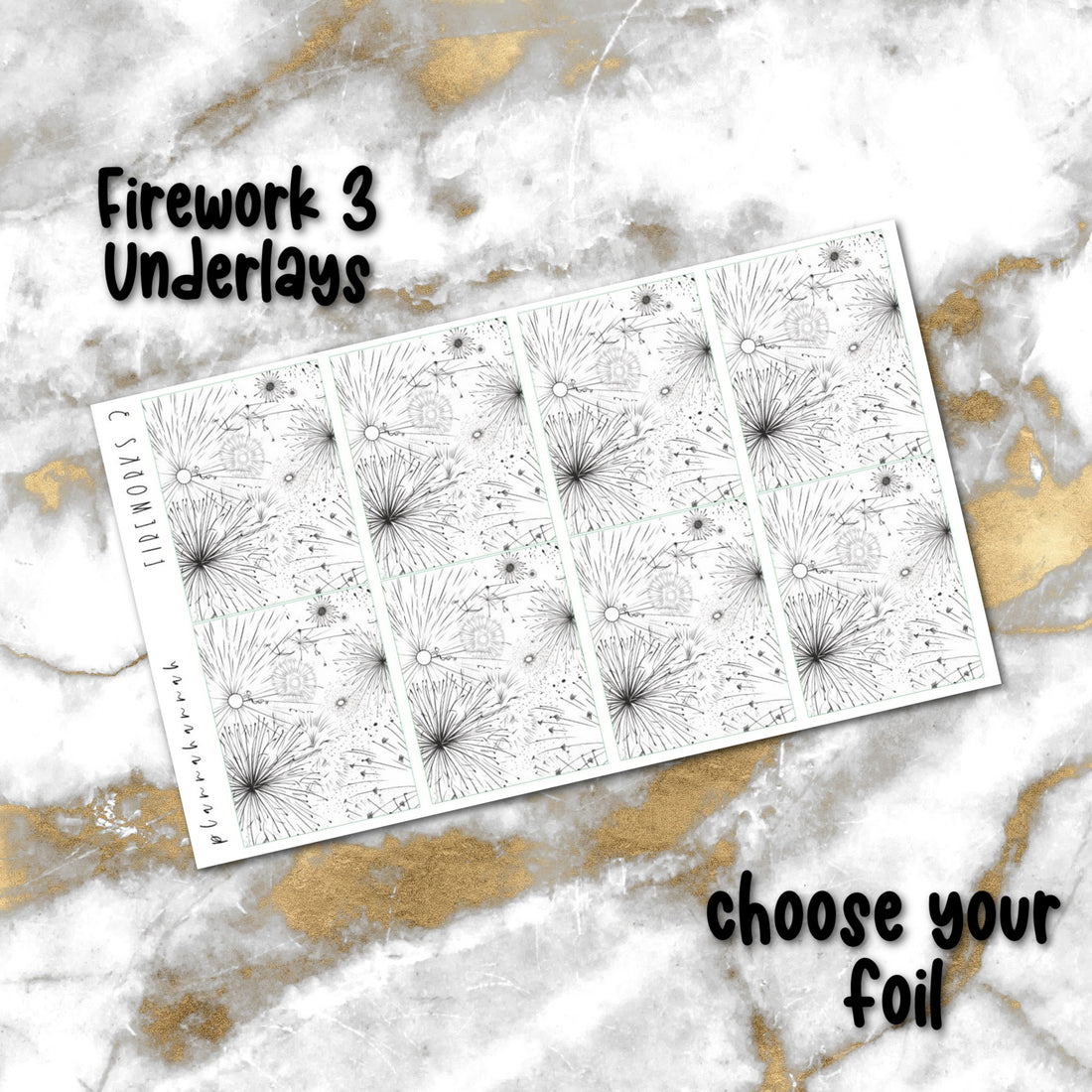 Firework 3 | Foiled Underlay