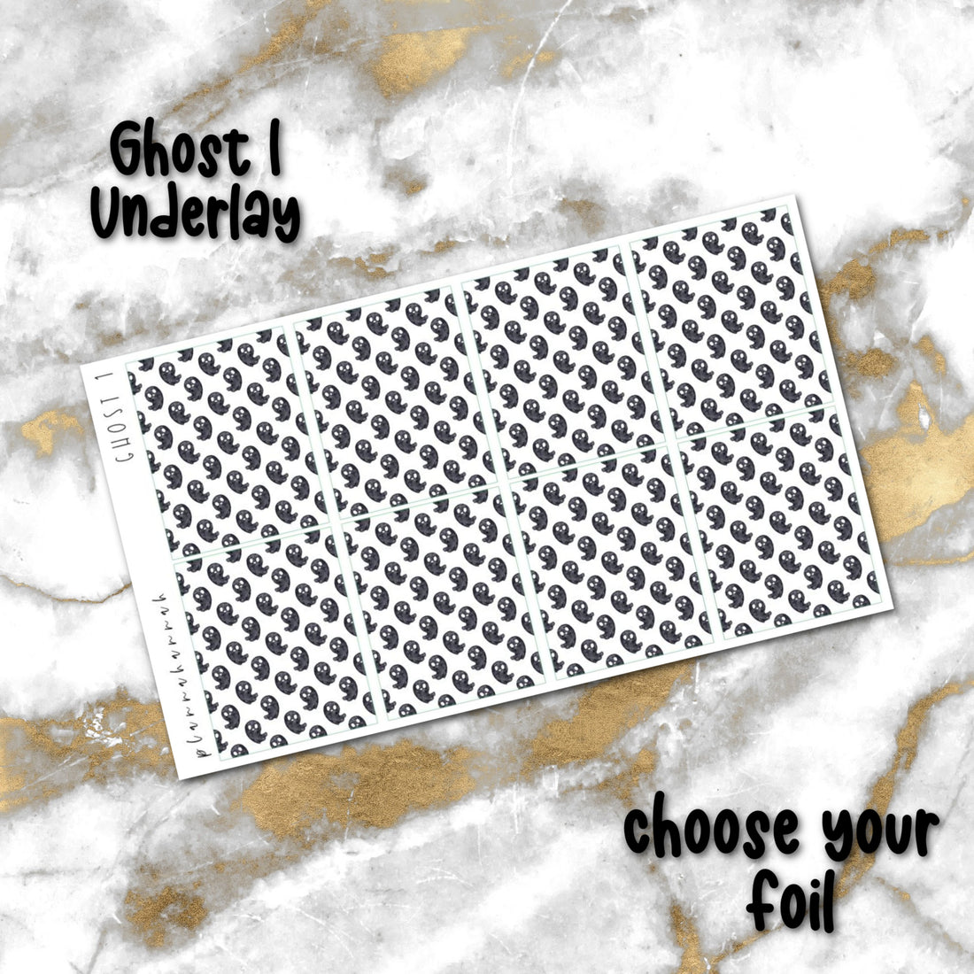 Ghost 1 | Foiled Halloween Underlays