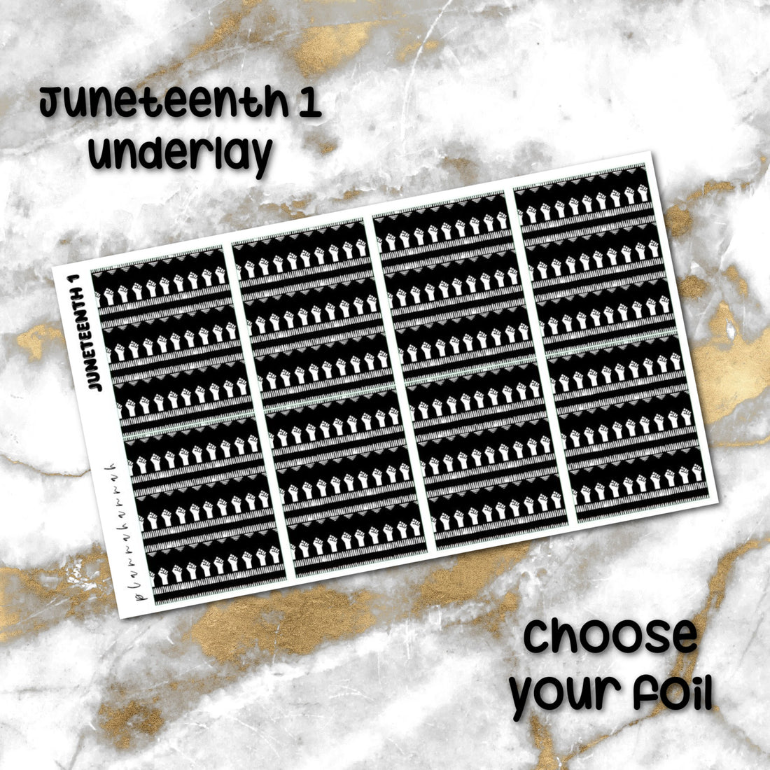 Juneteenth 1 | Foiled Underlay