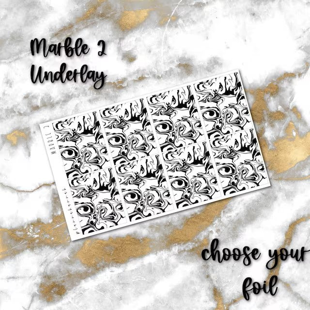 Marble 2 | Foiled Underlay