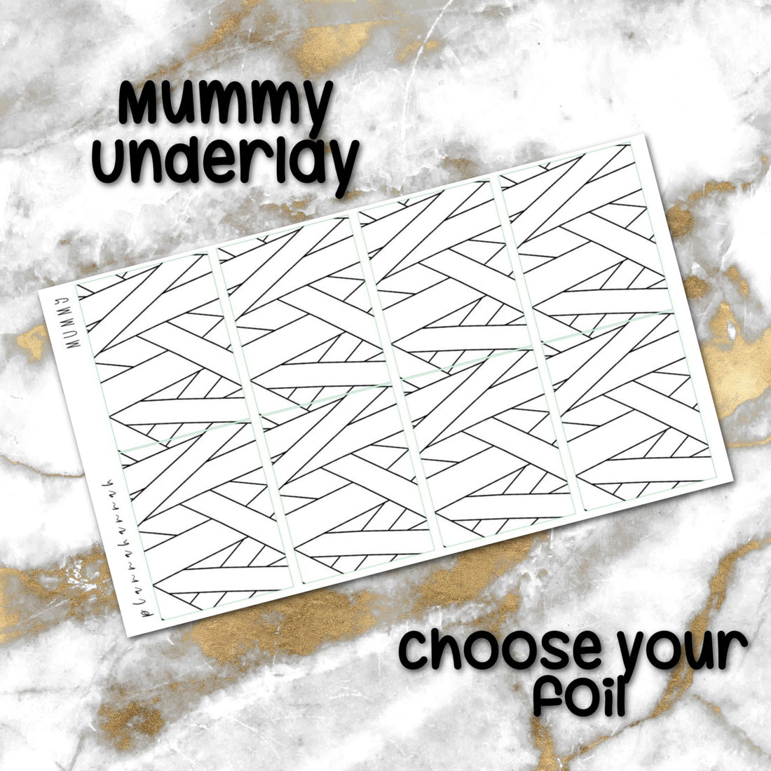 Mummy | Foiled Halloween Underlays