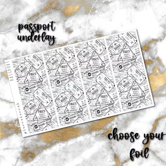Passport | Foiled Underlay