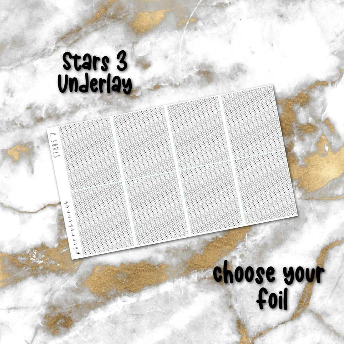 Stars 3 | Foiled Underlay