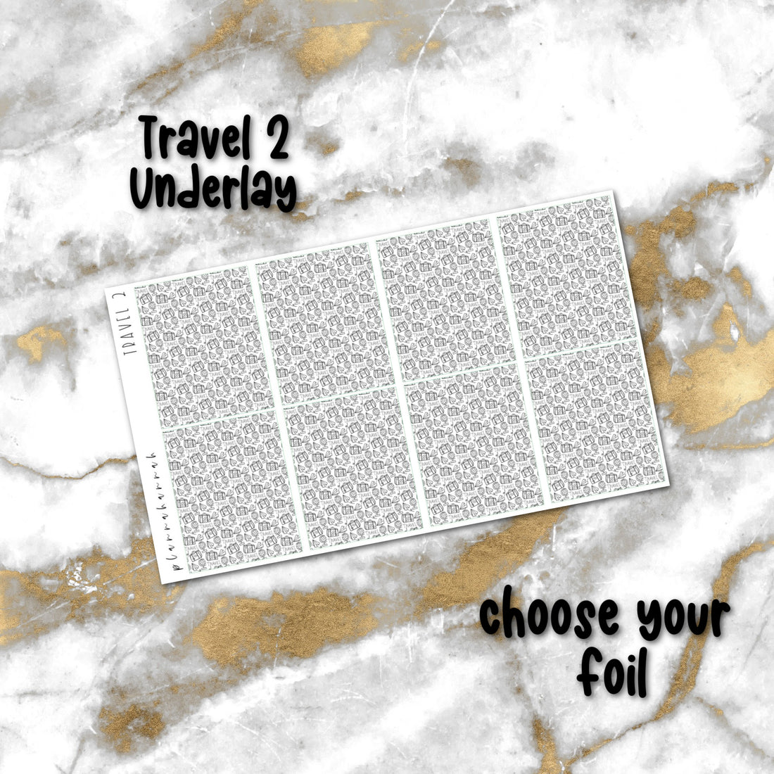 Travel 2 | Foiled Underlay