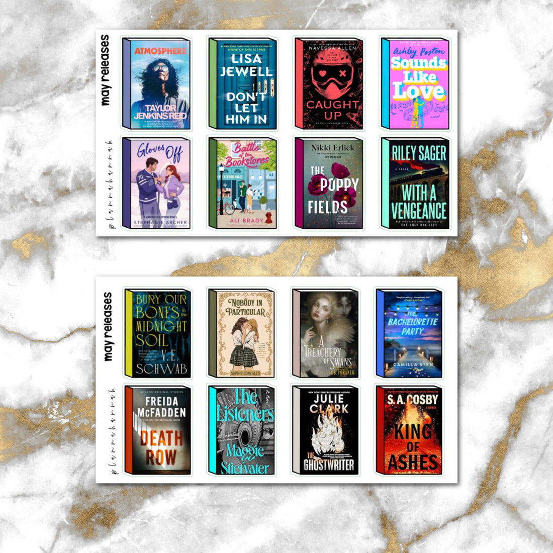 June 2025 Monthly Journaling Bundle | Foiled Sticker Bundle