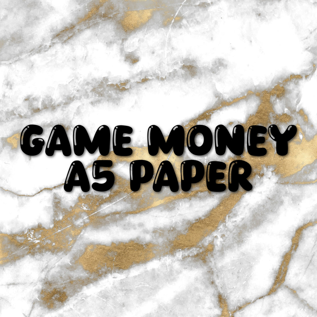 Game Money | Foiled A5 Paper