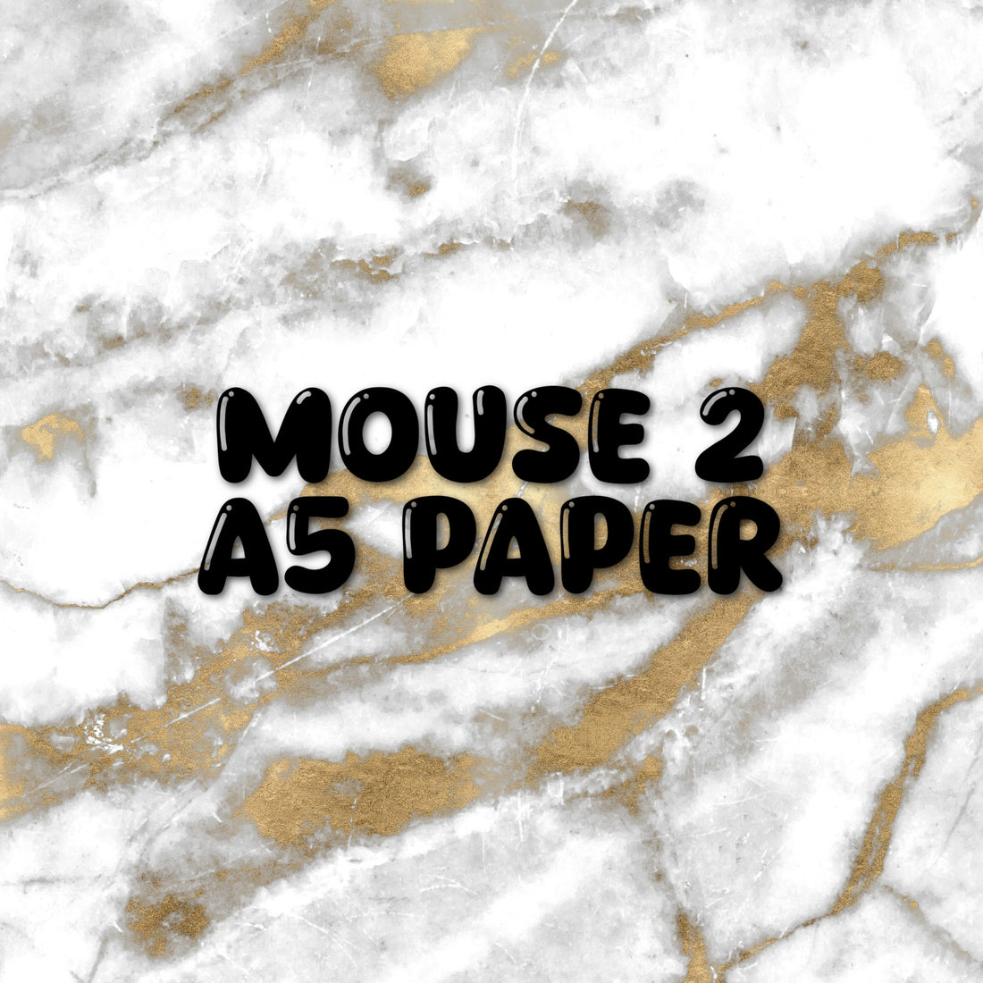 Mouse 2 | Foiled A5 Paper
