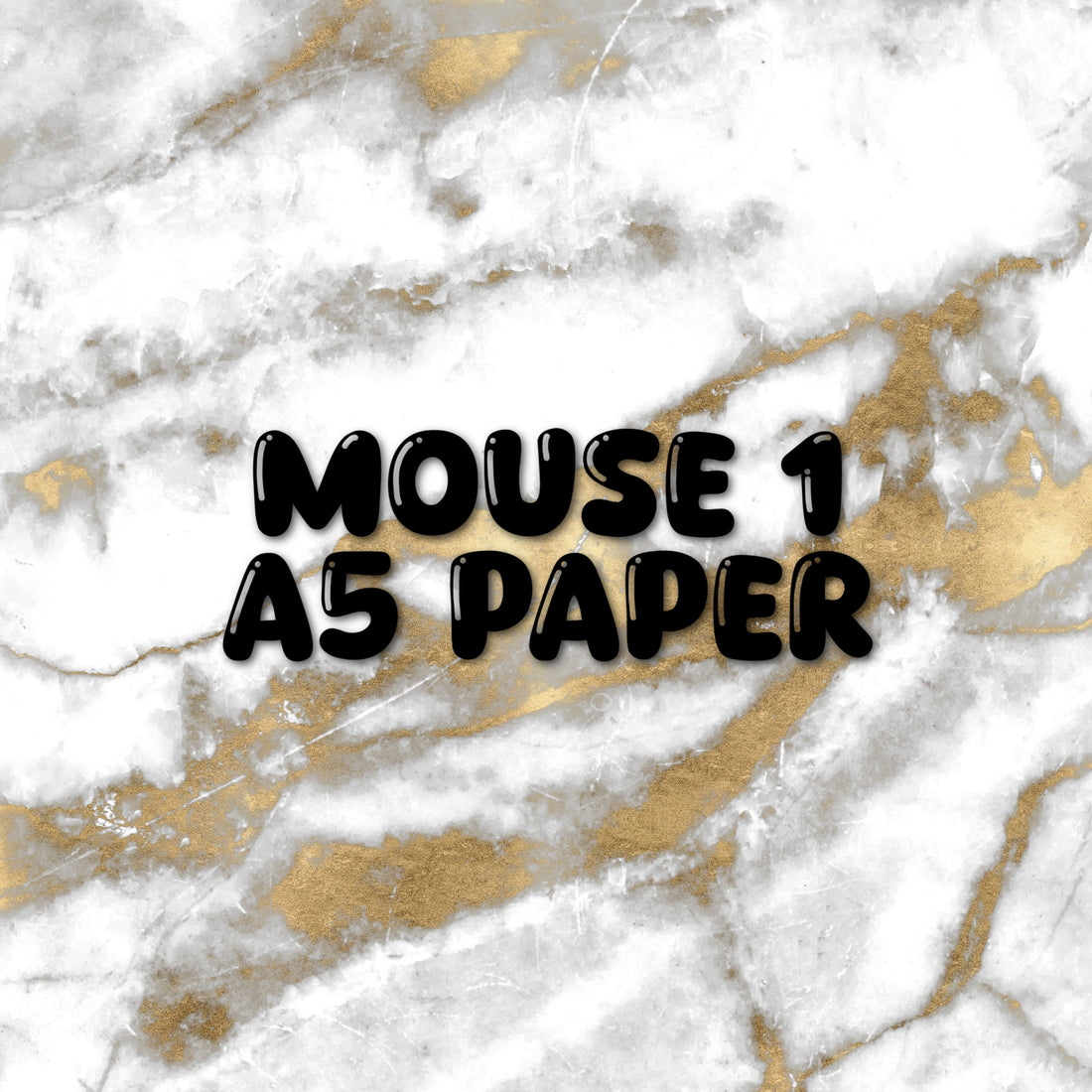 Mouse 1 | Foiled A5 Paper