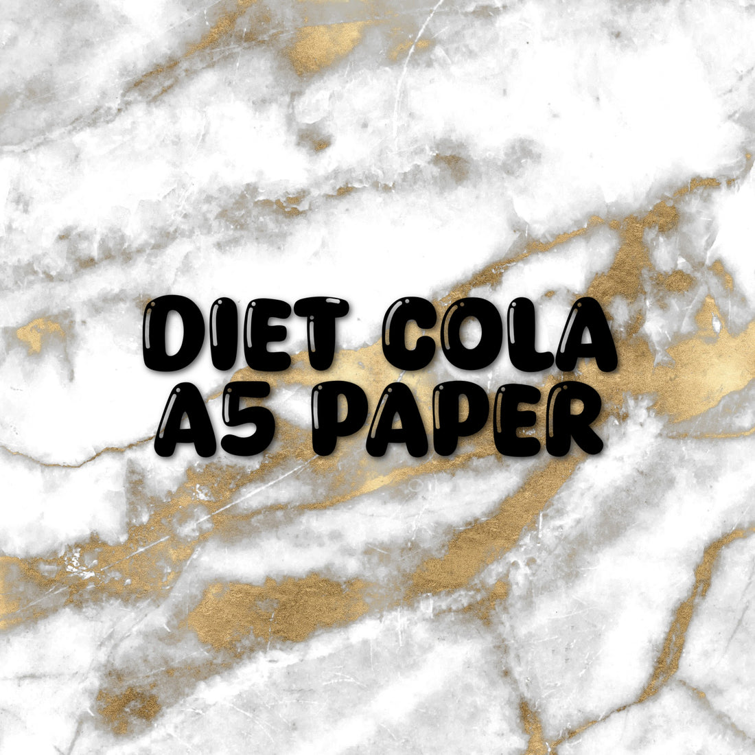 Diet Cola | Foiled A5 Paper