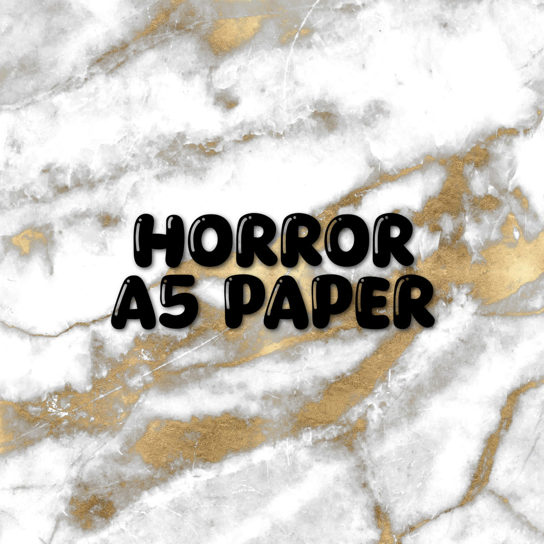 Horror | Halloween Foiled A5 Paper