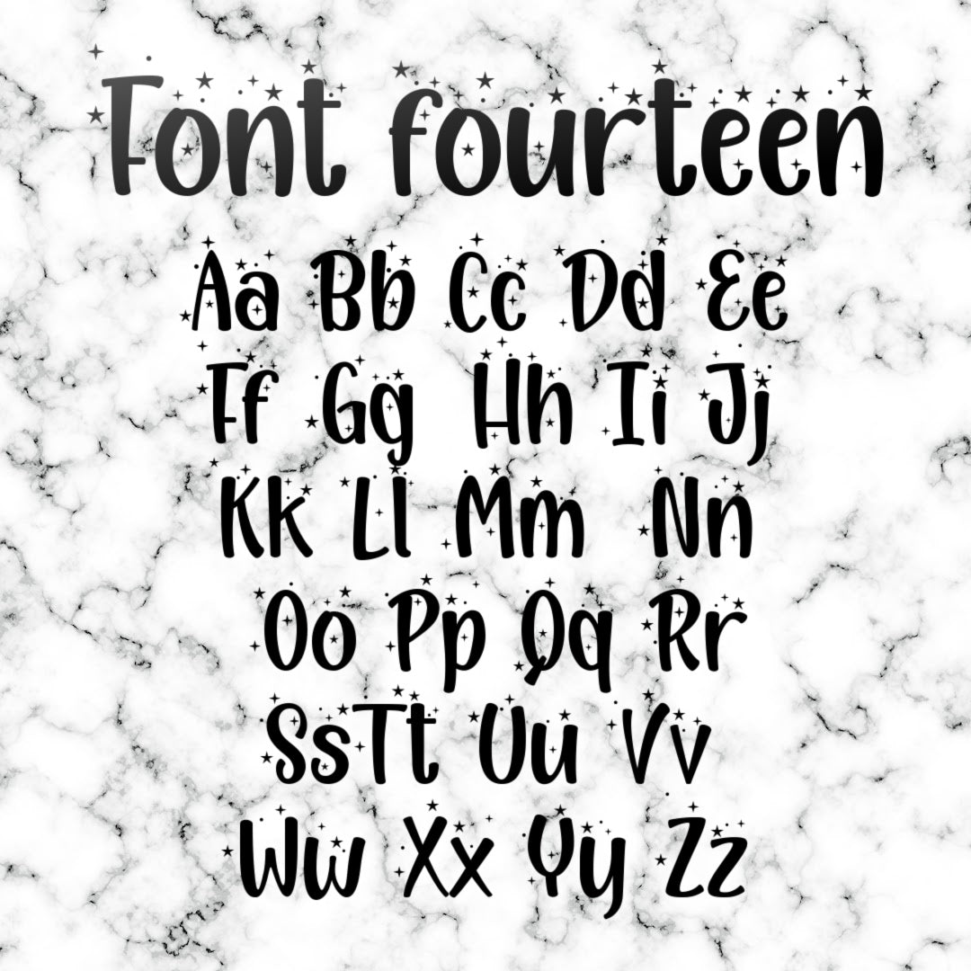 Fonts – Plannahannah