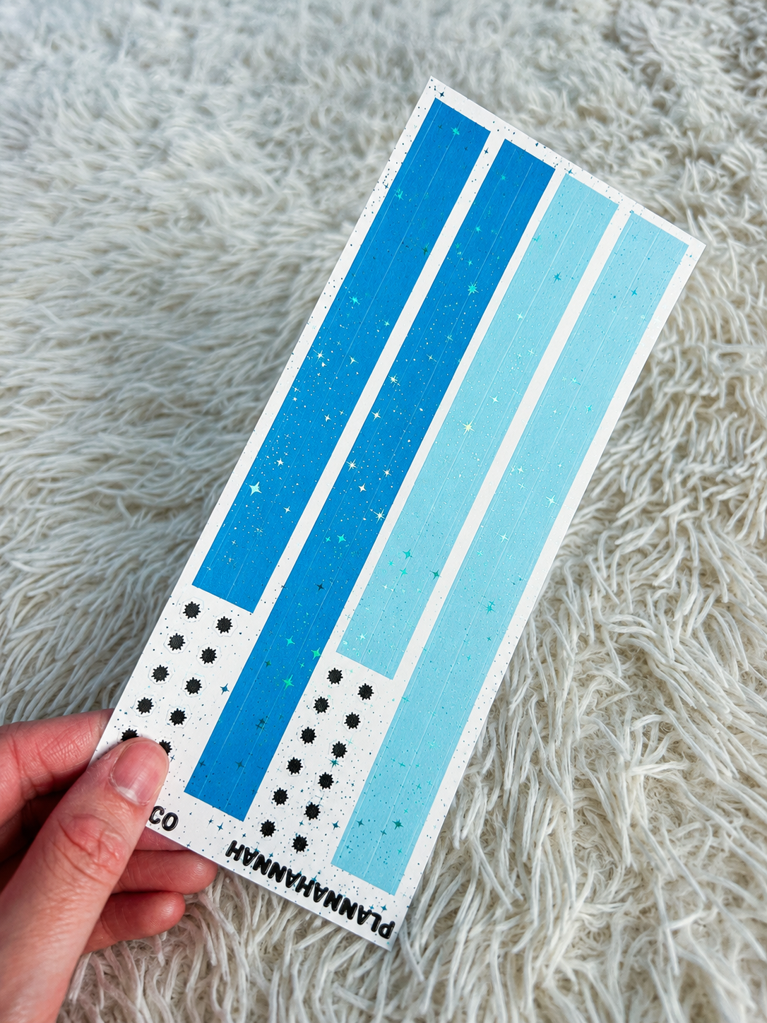Blue | Foiled Washi