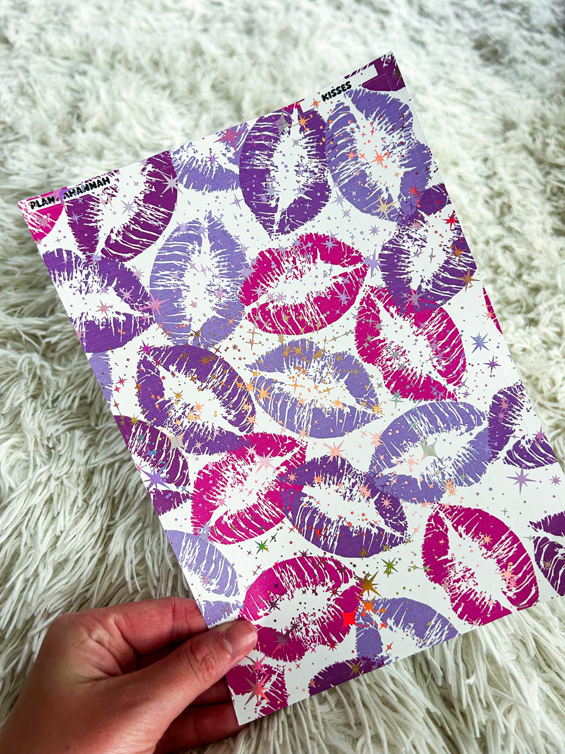 Kisses | Foiled A5 Paper