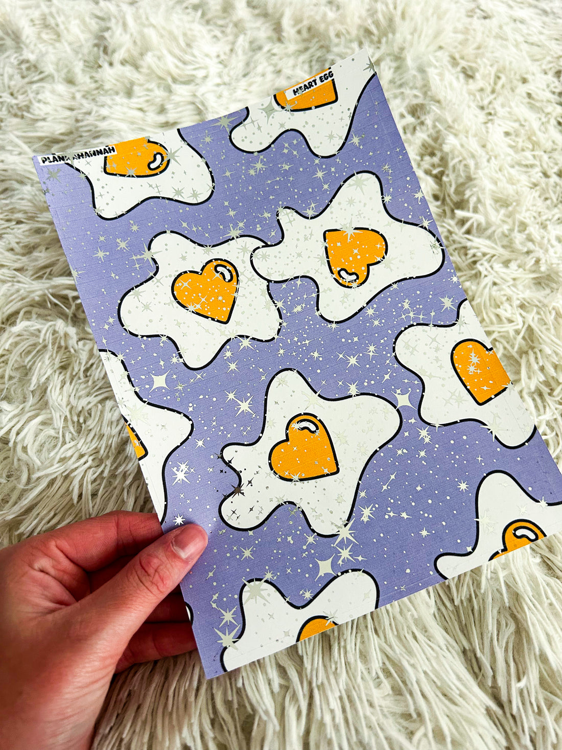 Heart Egg | Foiled A5 Paper
