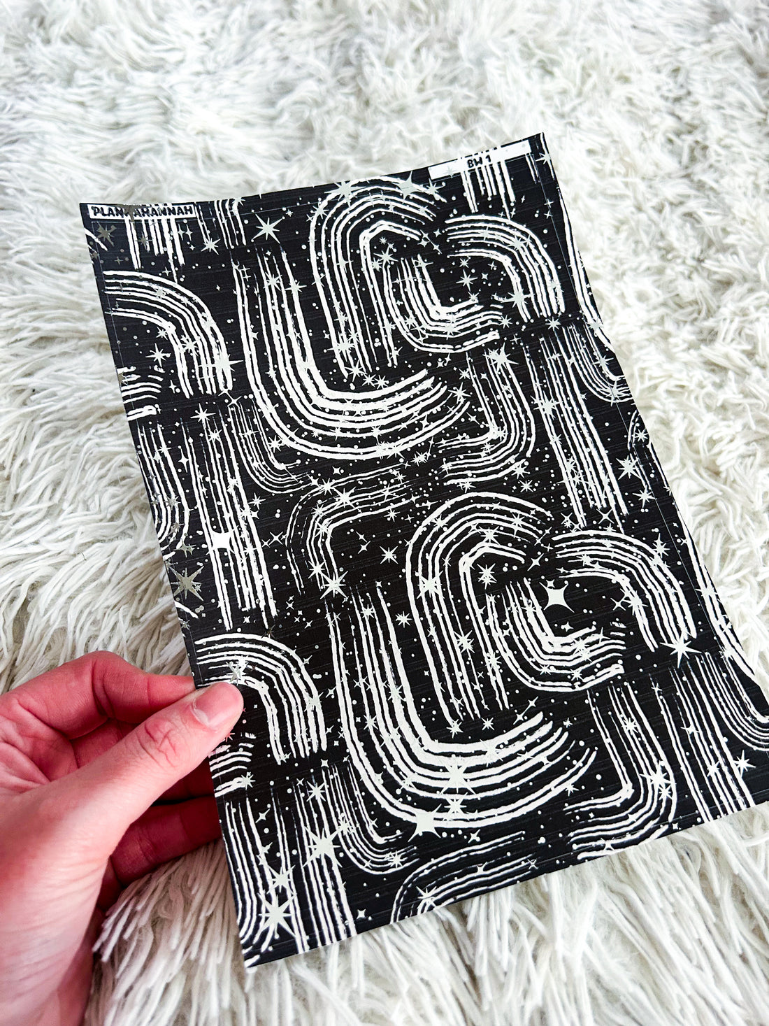 Black & White 1 | Foiled A5 Paper