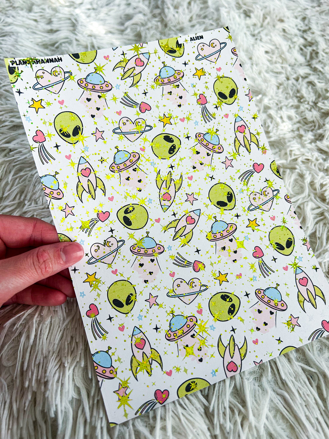 Alien | Foiled A5 Paper