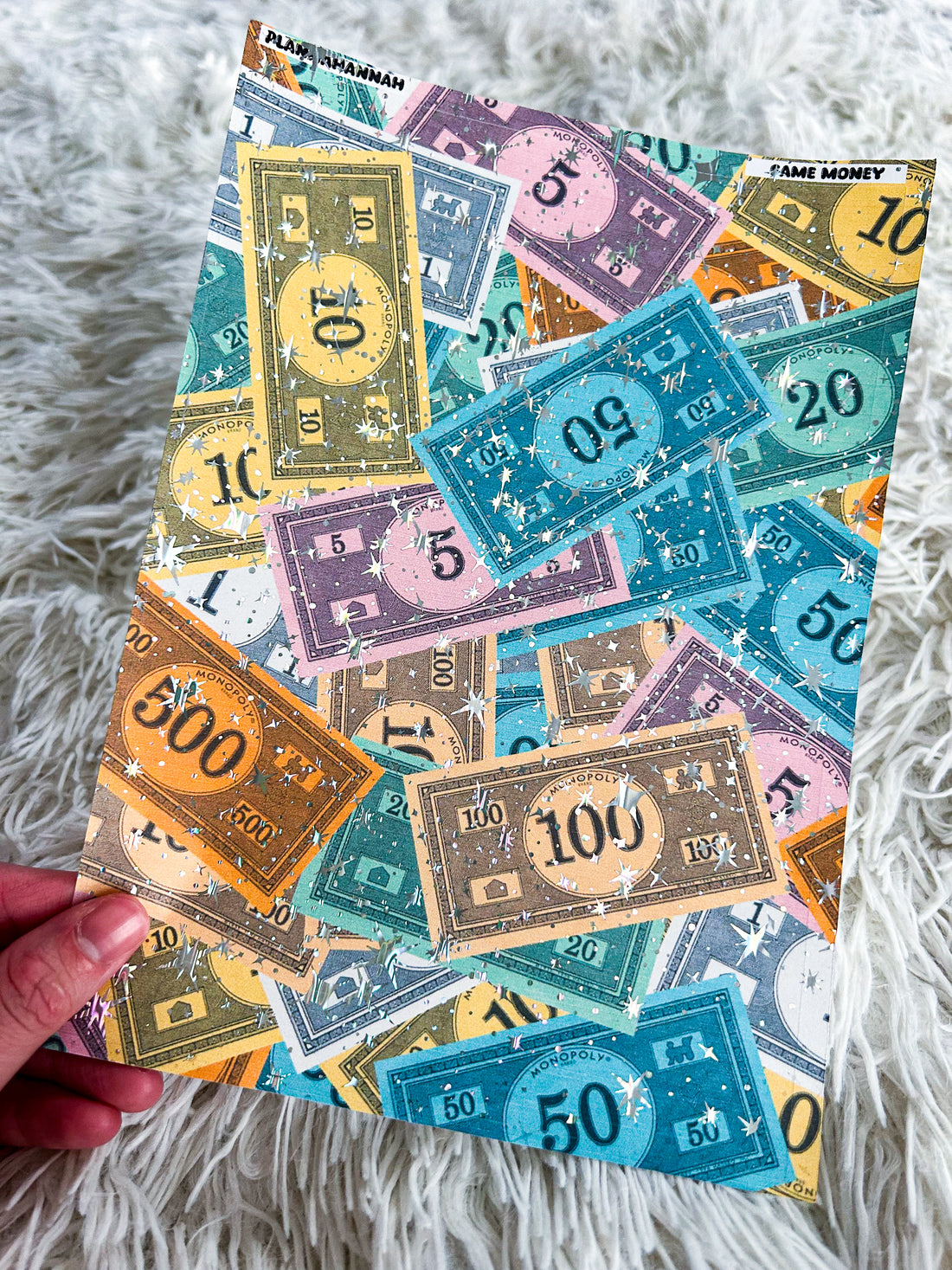 Game Money | Foiled A5 Paper