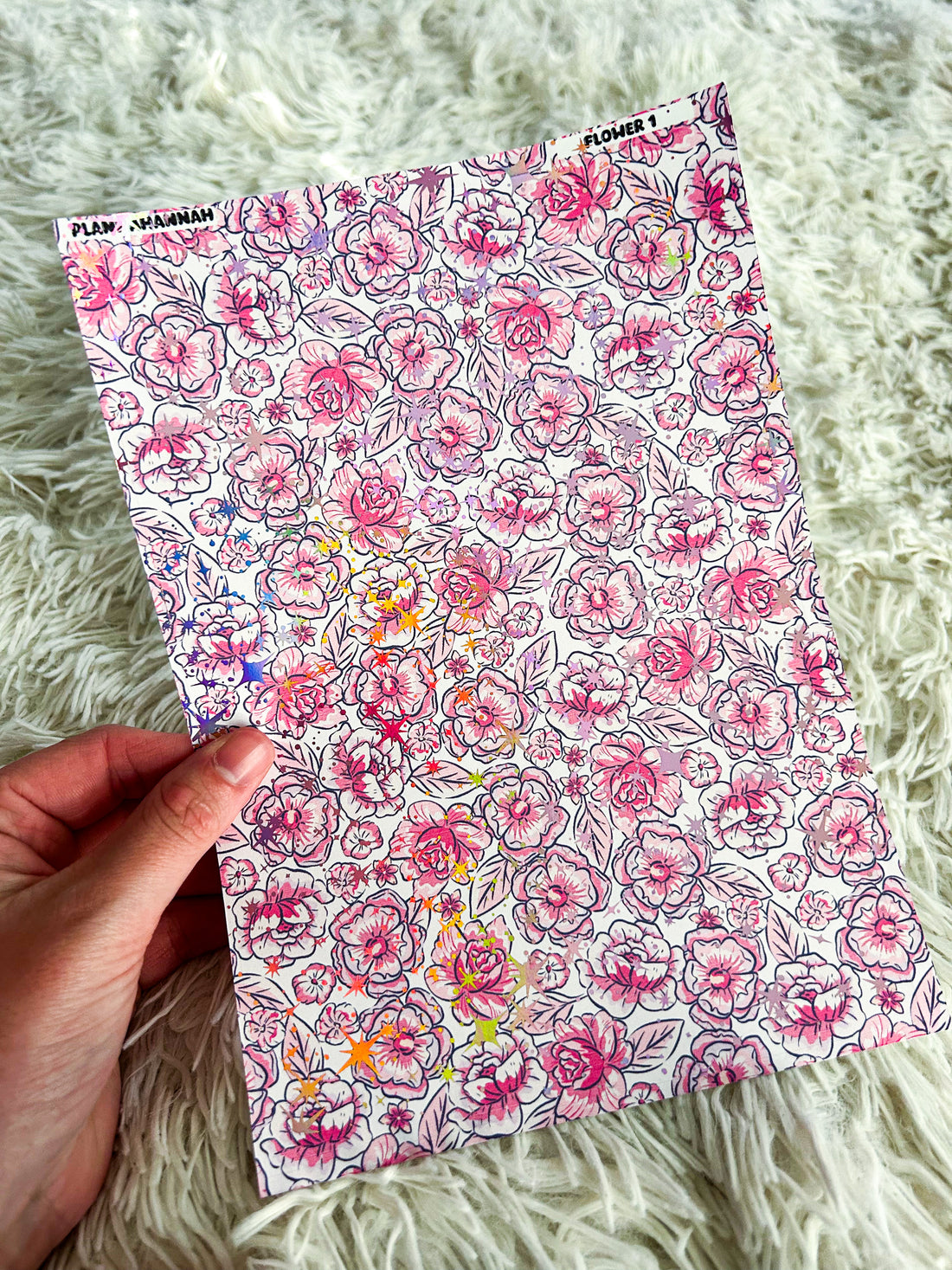 Flower 1 | Foiled A5 Paper