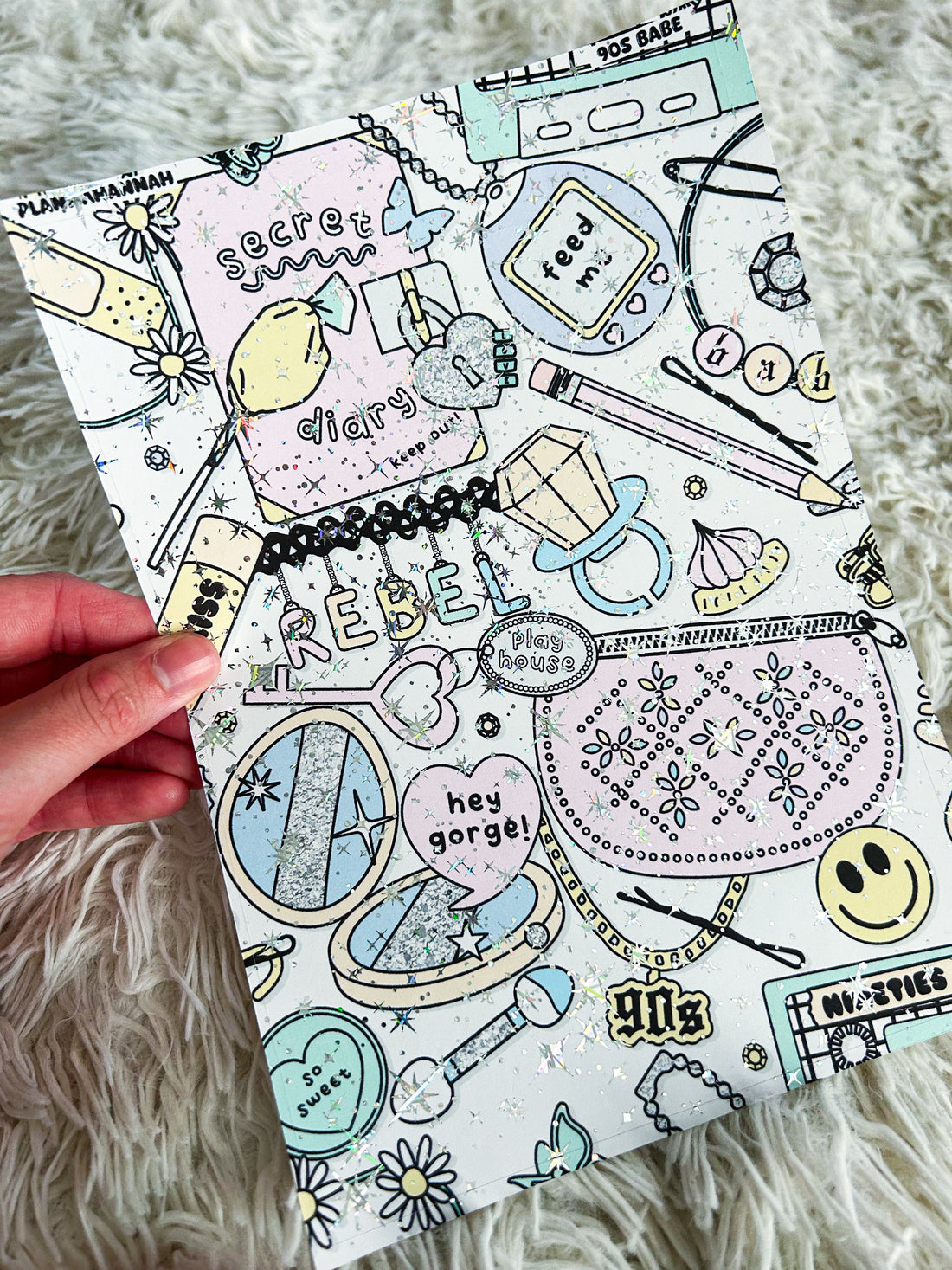 90s Babe | Foiled A5 Paper