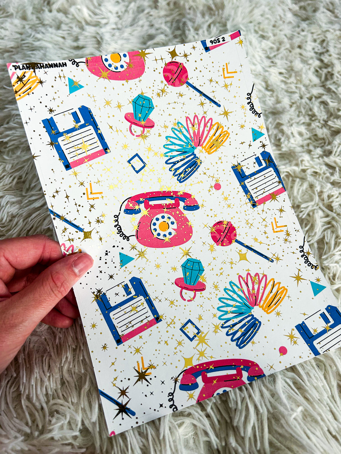 90s 2 | Foiled A5 Paper