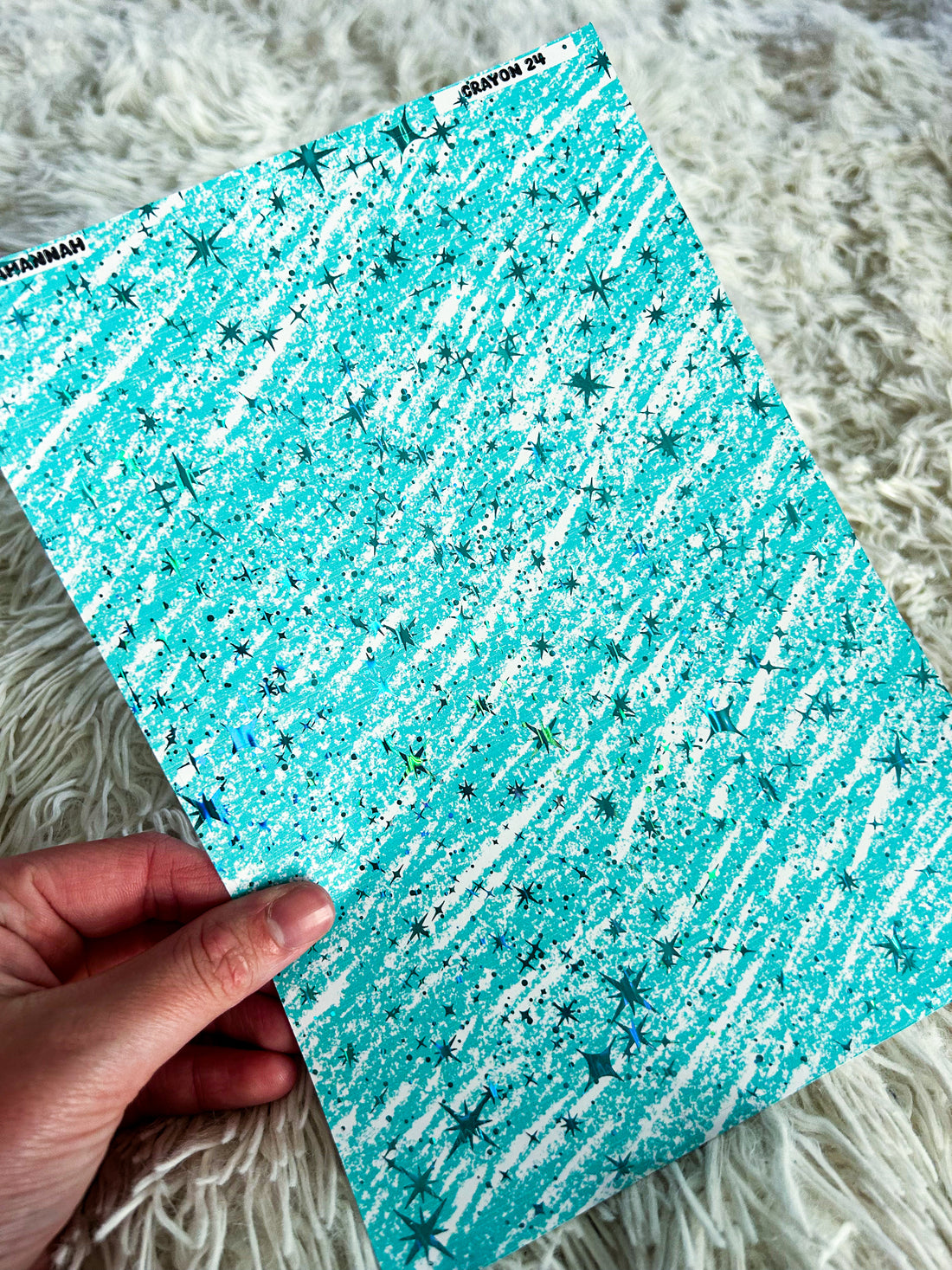 Sky Crayon | Foiled A5 Paper