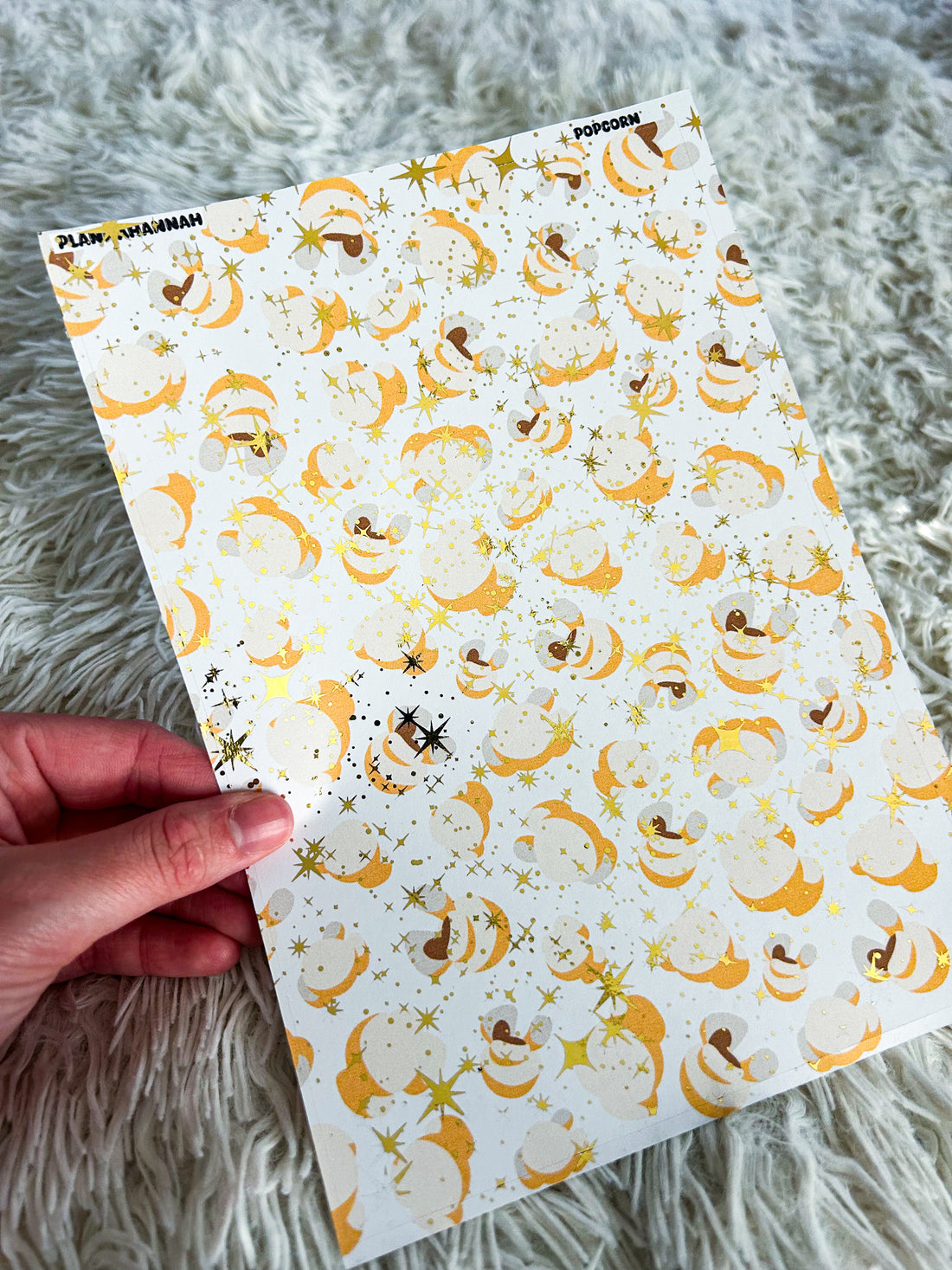 Popcorn | Foiled A5 Paper