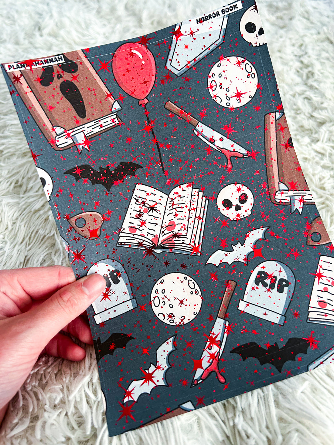 Horror Book | Foiled A5 Paper