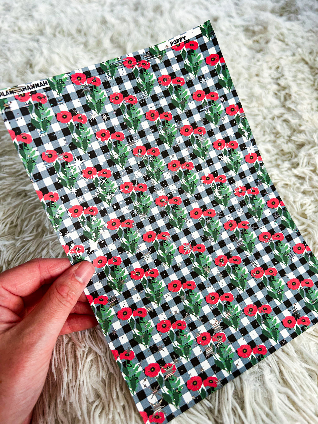 Poppy | Foiled A5 Paper