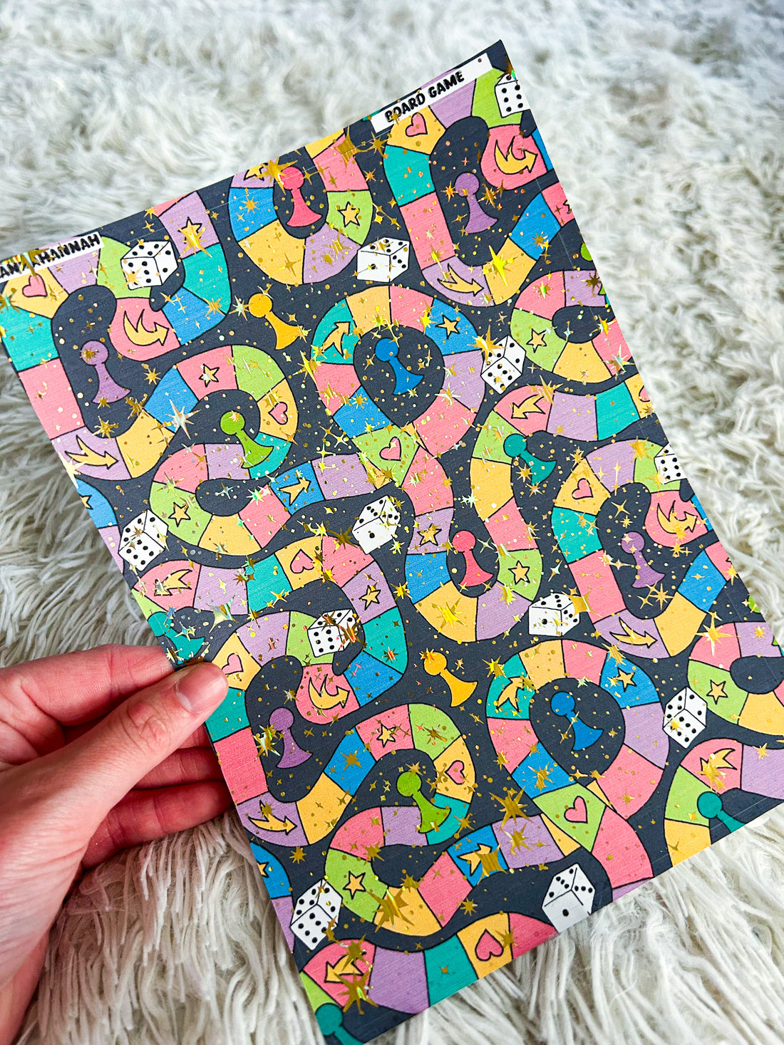 Board Game | Foiled A5 Paper