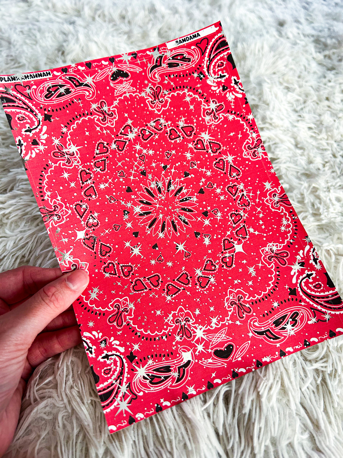 Bandana | Foiled A5 Paper