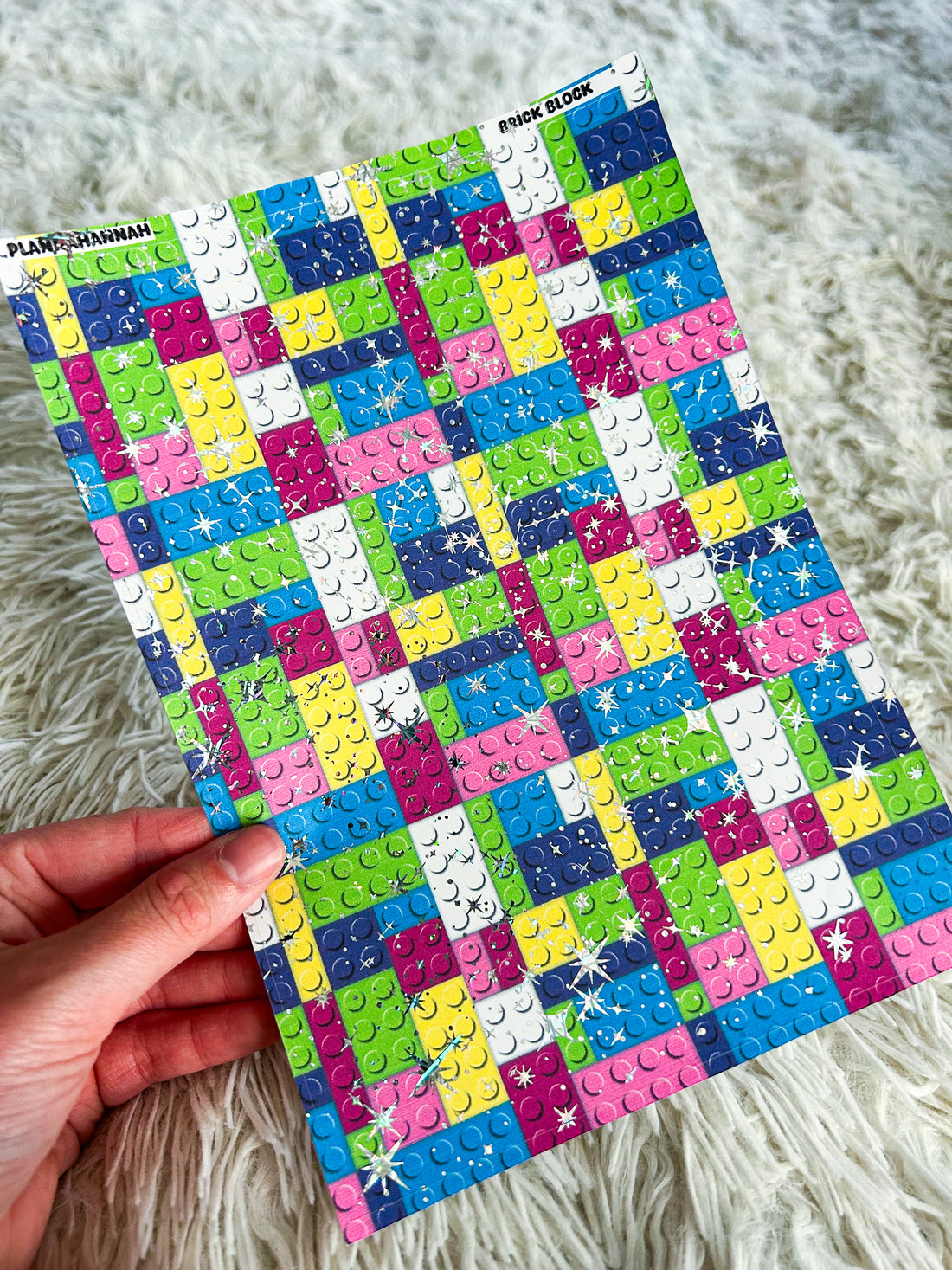 Brick Block | Foiled A5 Paper