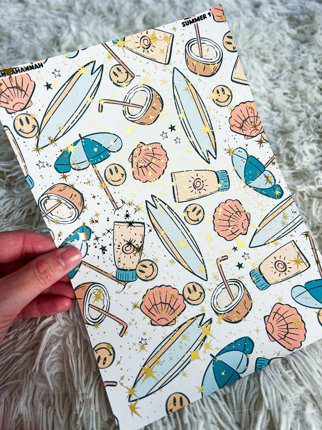 Summer 1 | Foiled A5 Paper