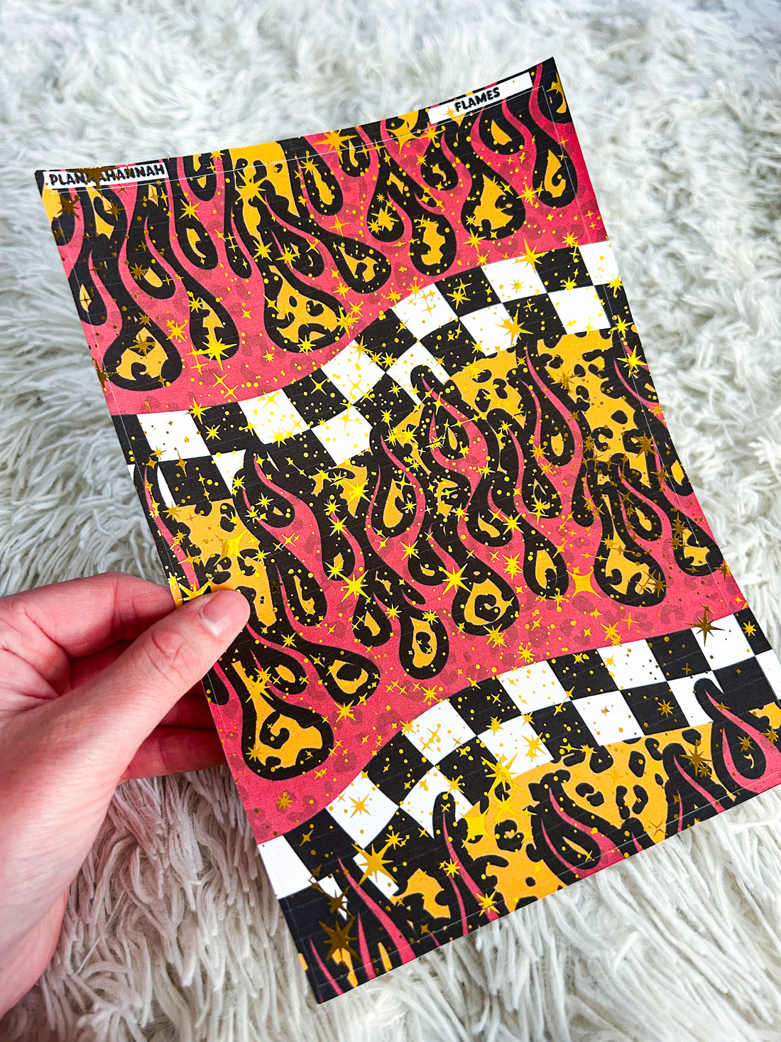 Flames | Foiled A5 Paper