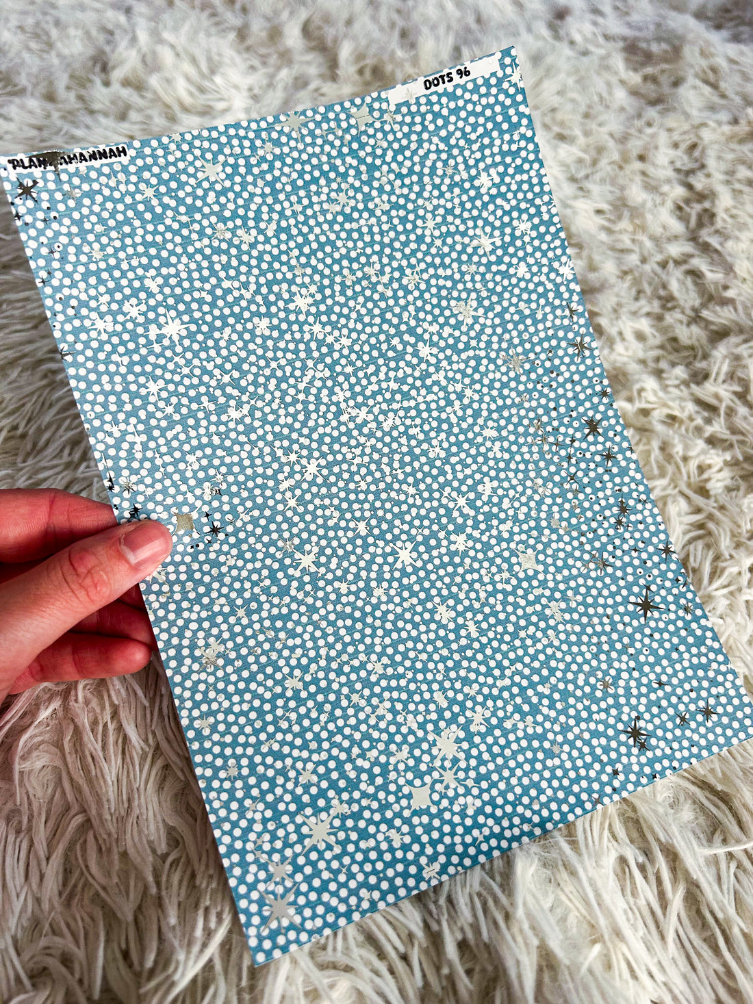 Dusty Blue | Foiled A5 Paper