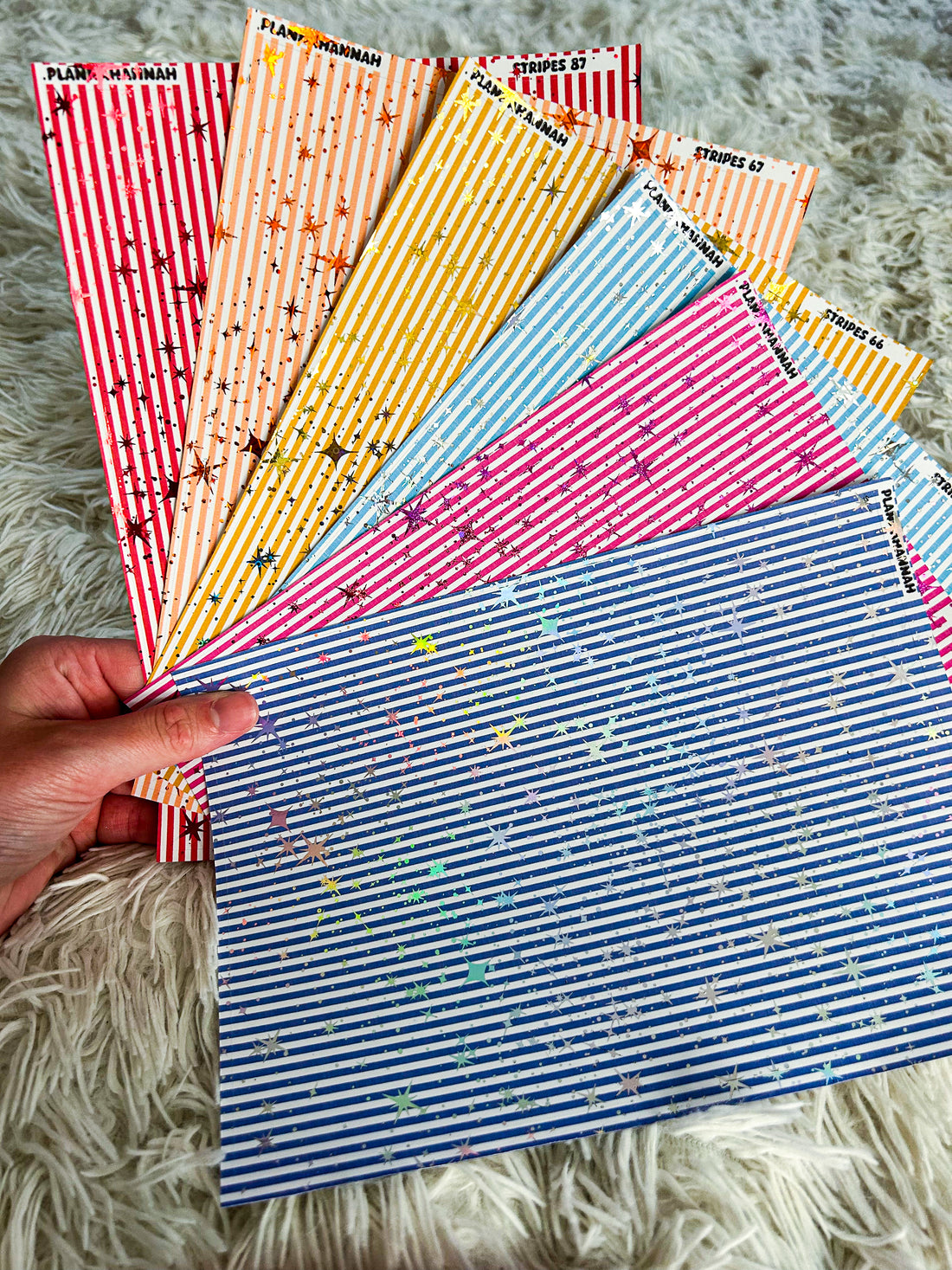 Stripes | Foiled A5 Paper Bundle