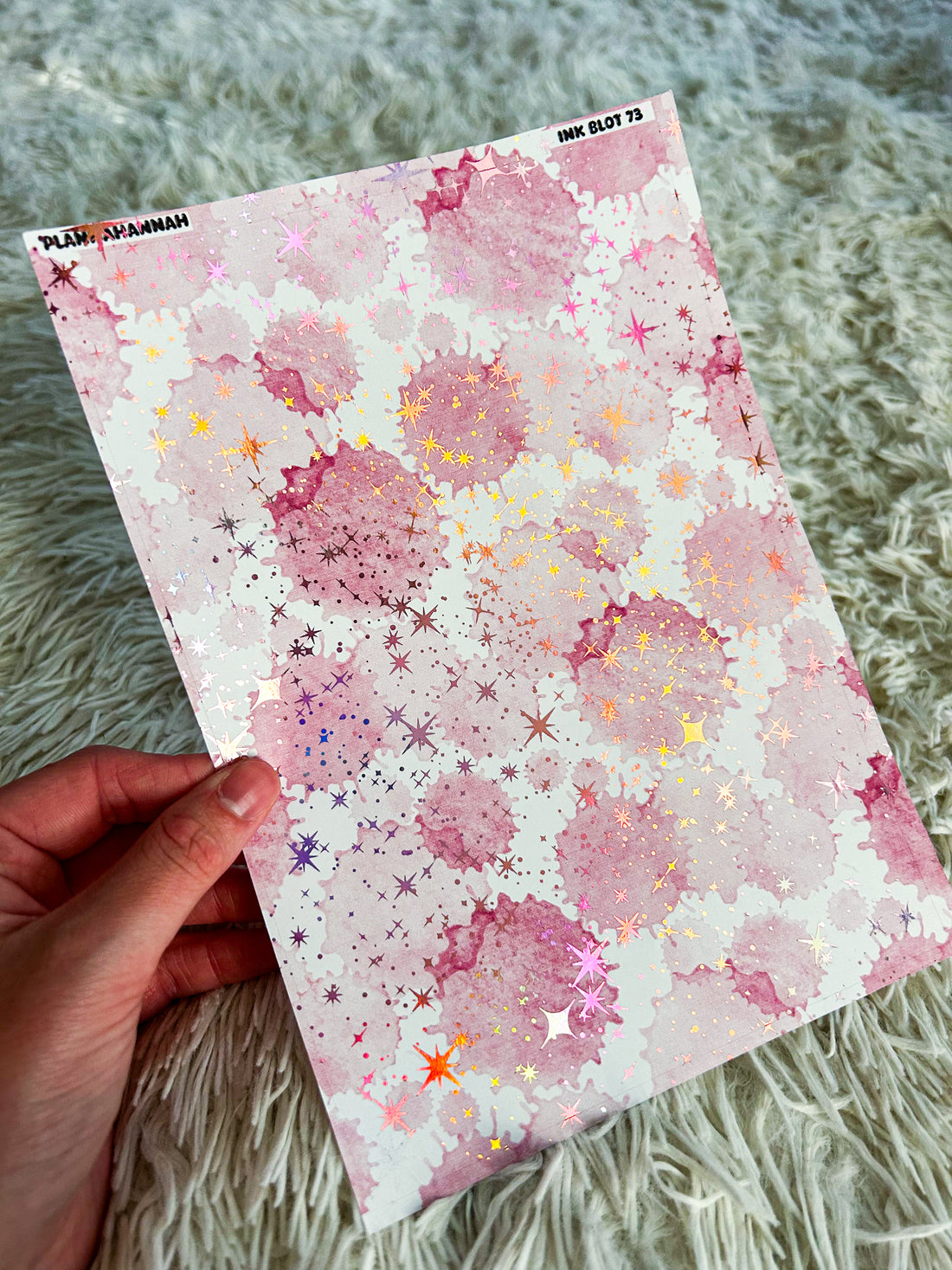 Baby Pink Ink | Foiled A5 Paper
