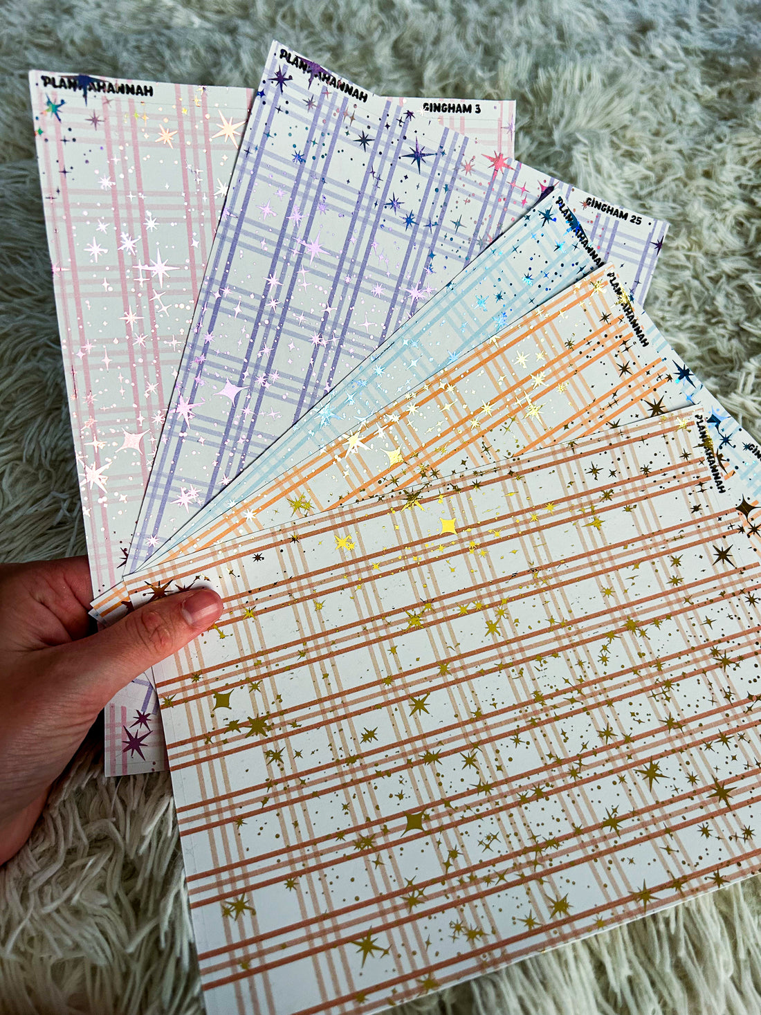 Gingham | Foiled A5 Paper Bundle