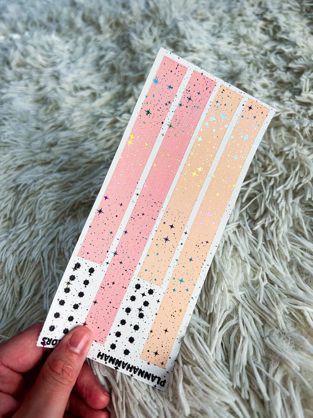 Pastel Red & Orange | Foiled Washi