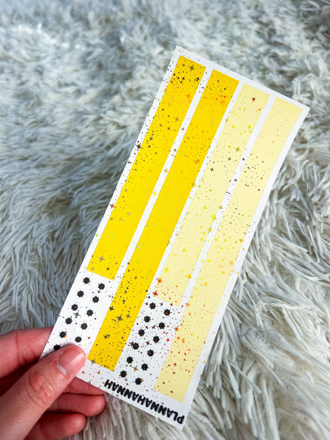 Yellow | Foiled Washi