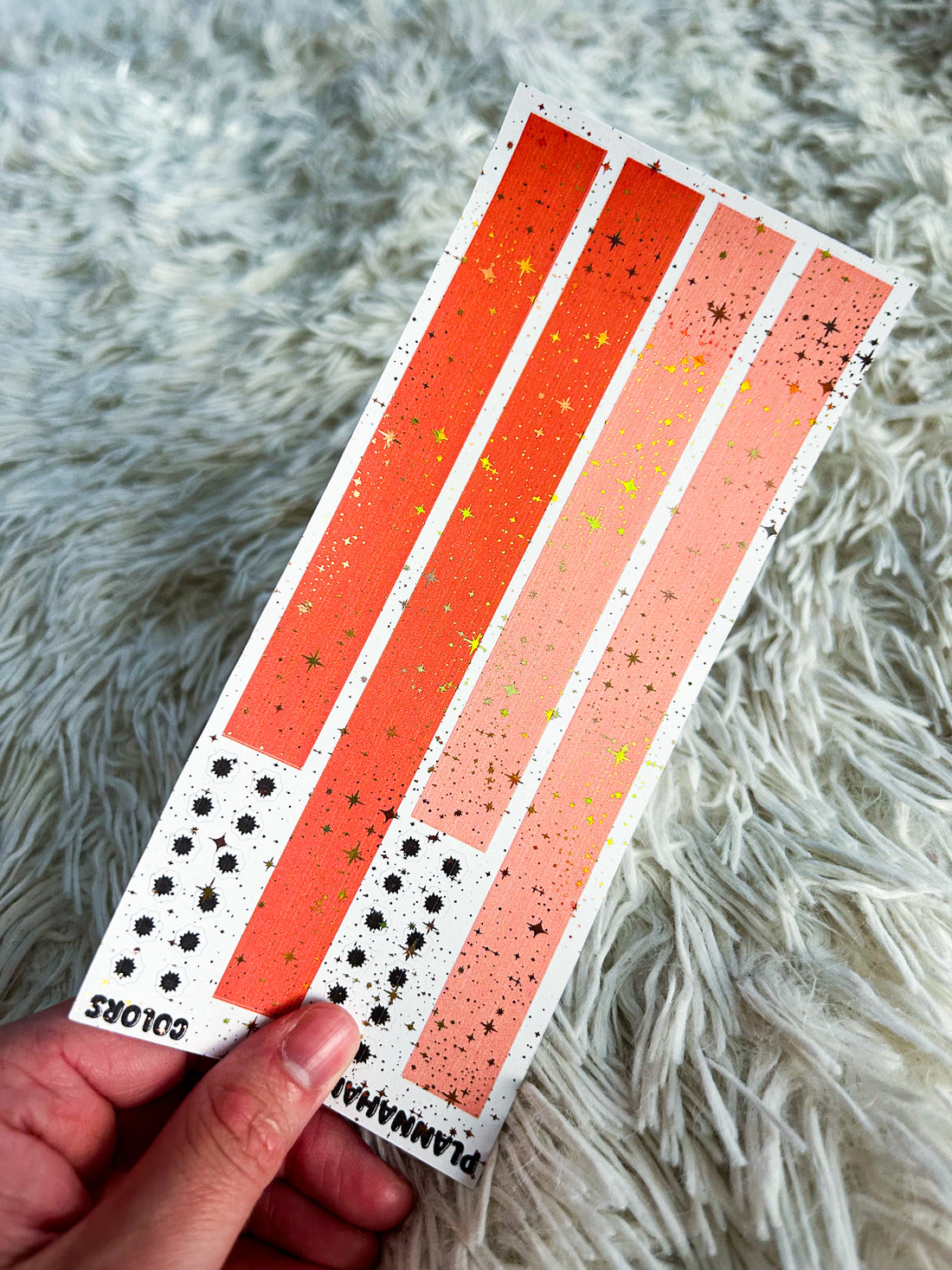 Orange | Foiled Washi
