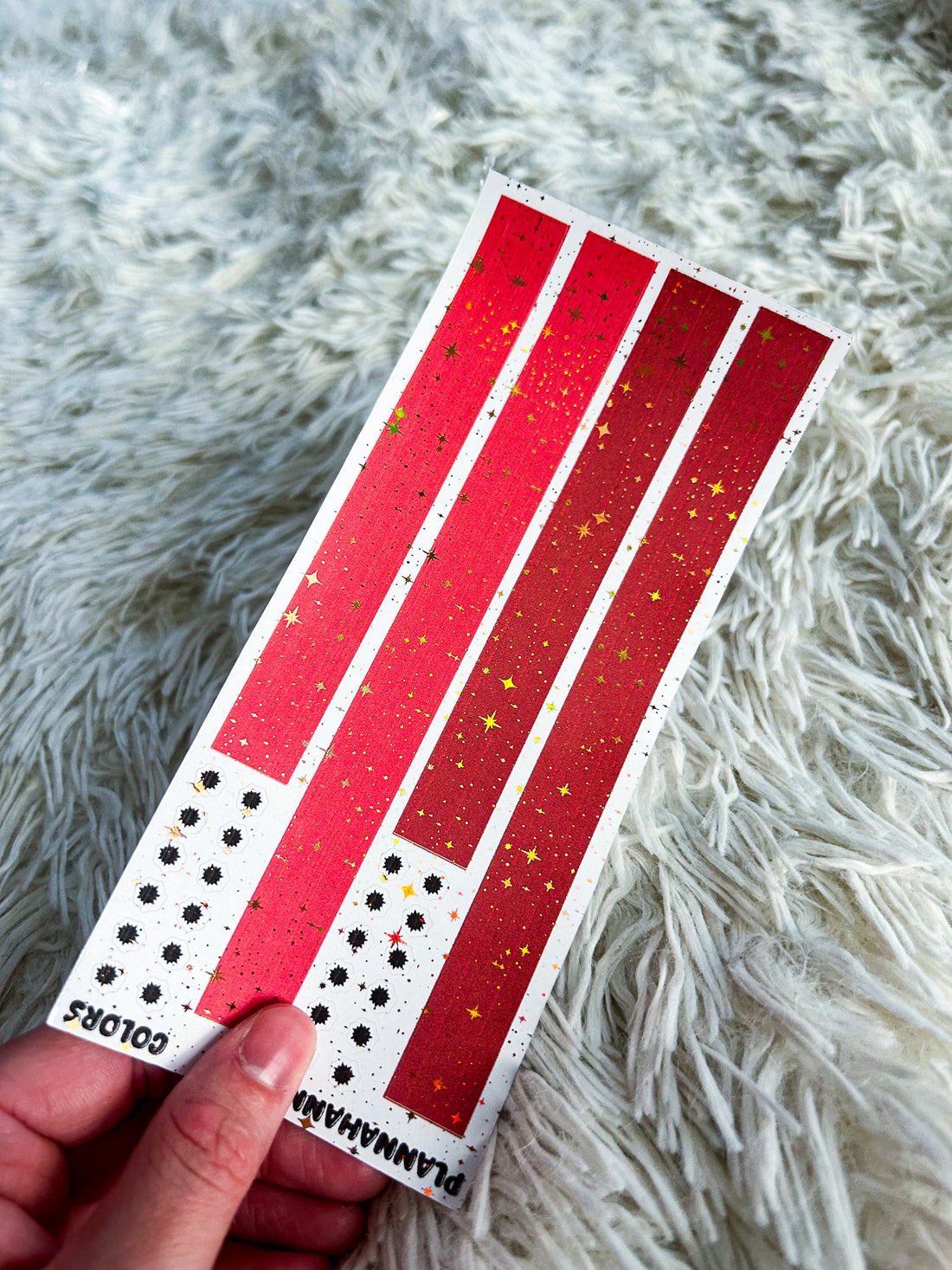 Red | Foiled Washi