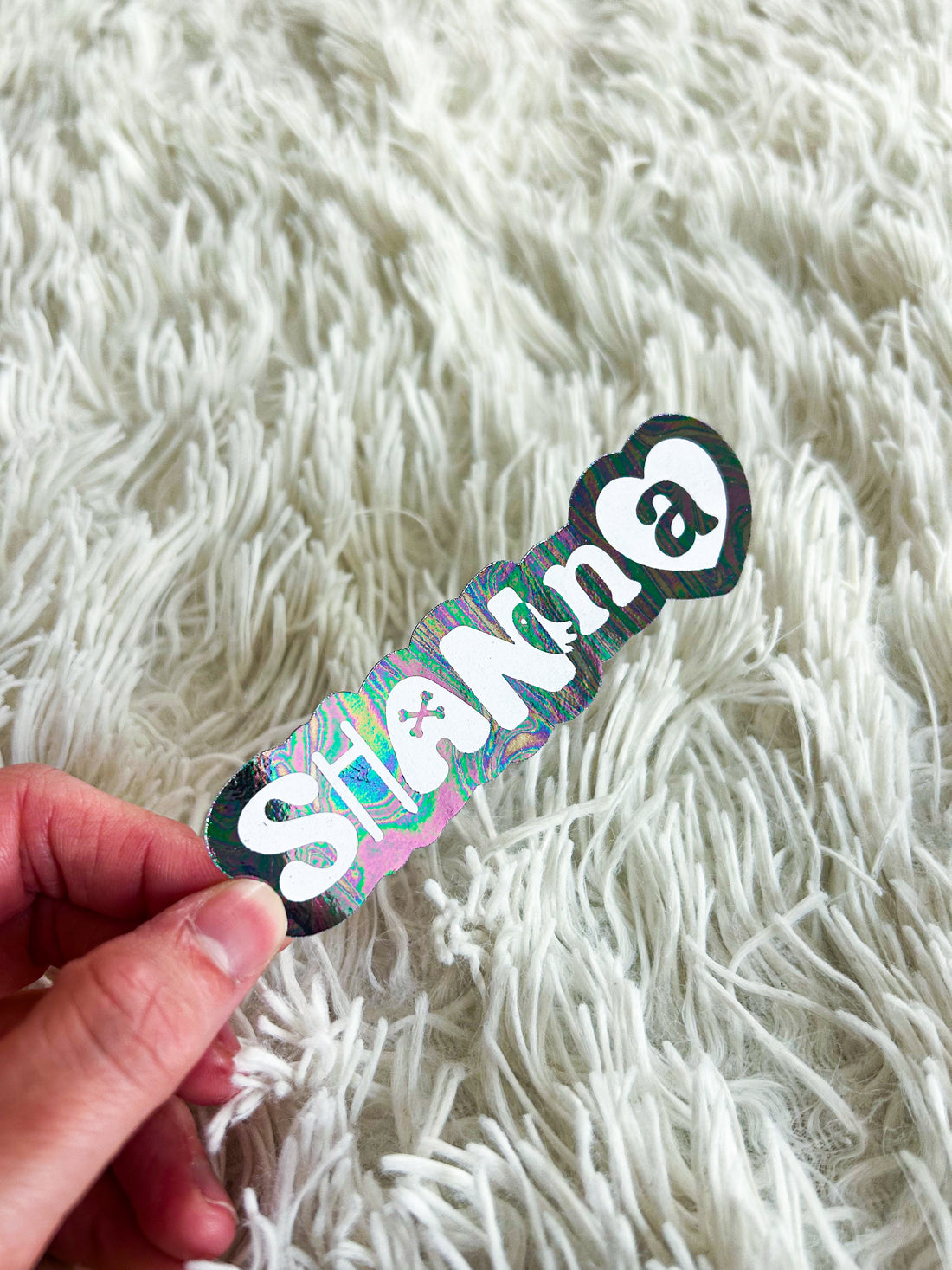 Halloween Name 3 | Foiled Halloween Die Cut Sticker *NOT WATERPROOF*