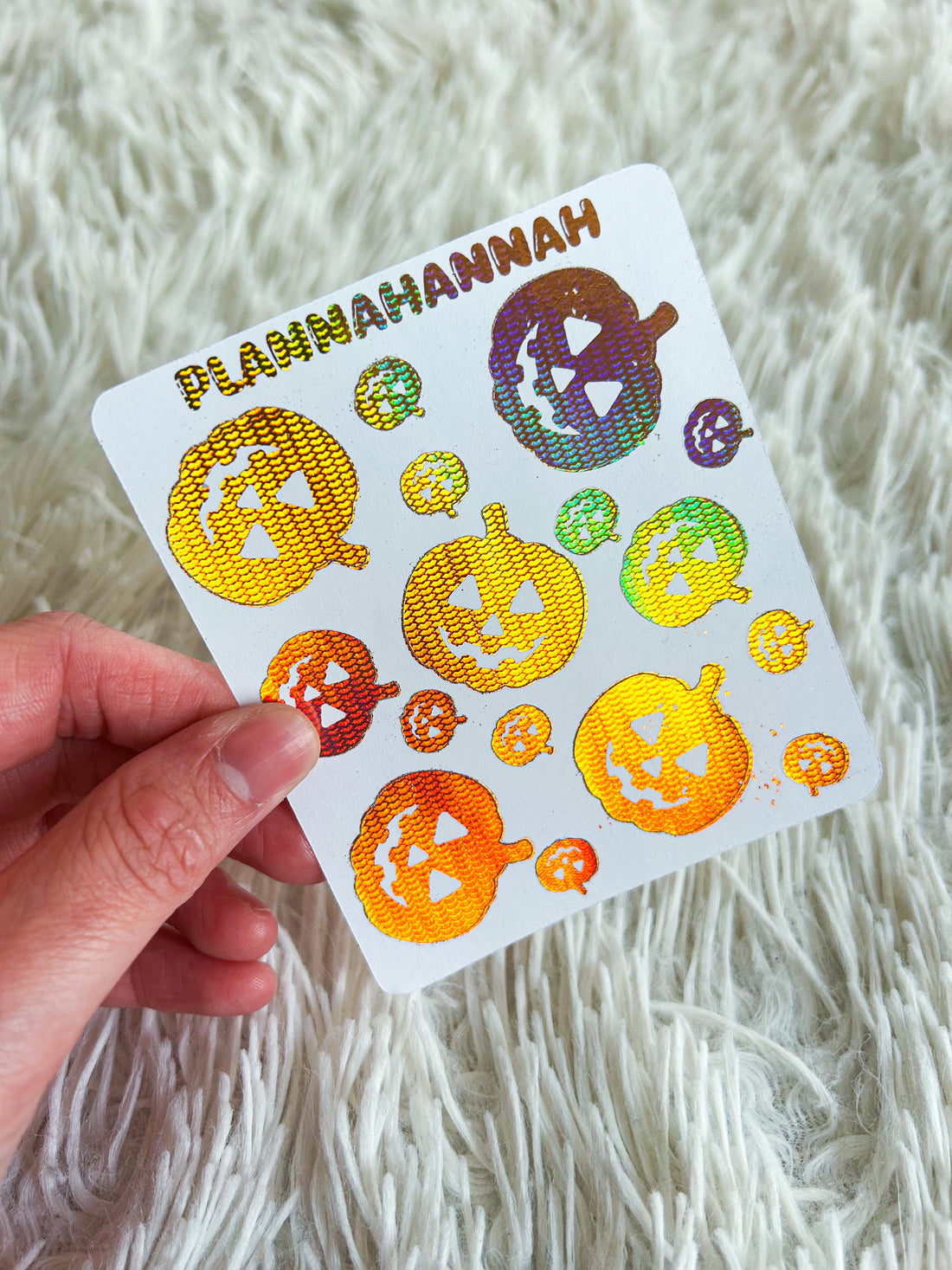 Pumpkin | Halloween Foiled Journal Deco