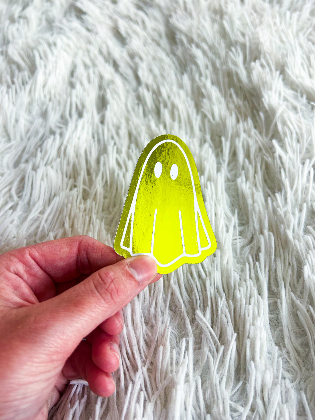 Ghostie | Halloween Foiled Die Cut Sticker *NOT WATERPROOF*