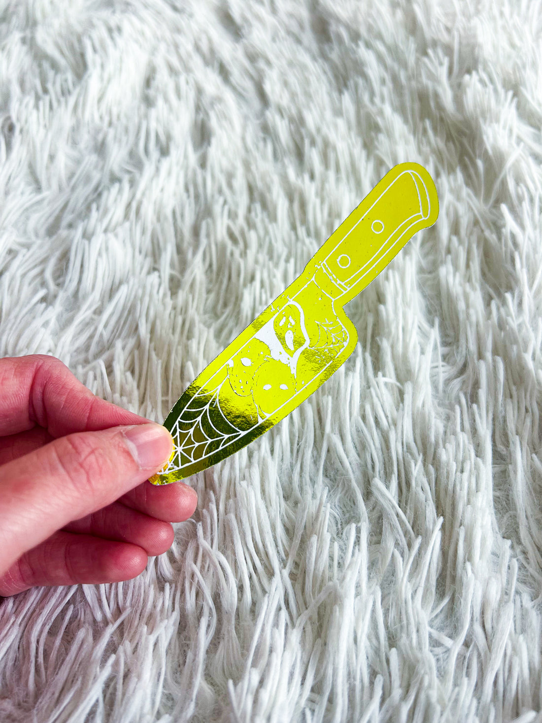 Horror Knife | Halloween Foiled Die Cut Sticker *NOT WATERPROOF*