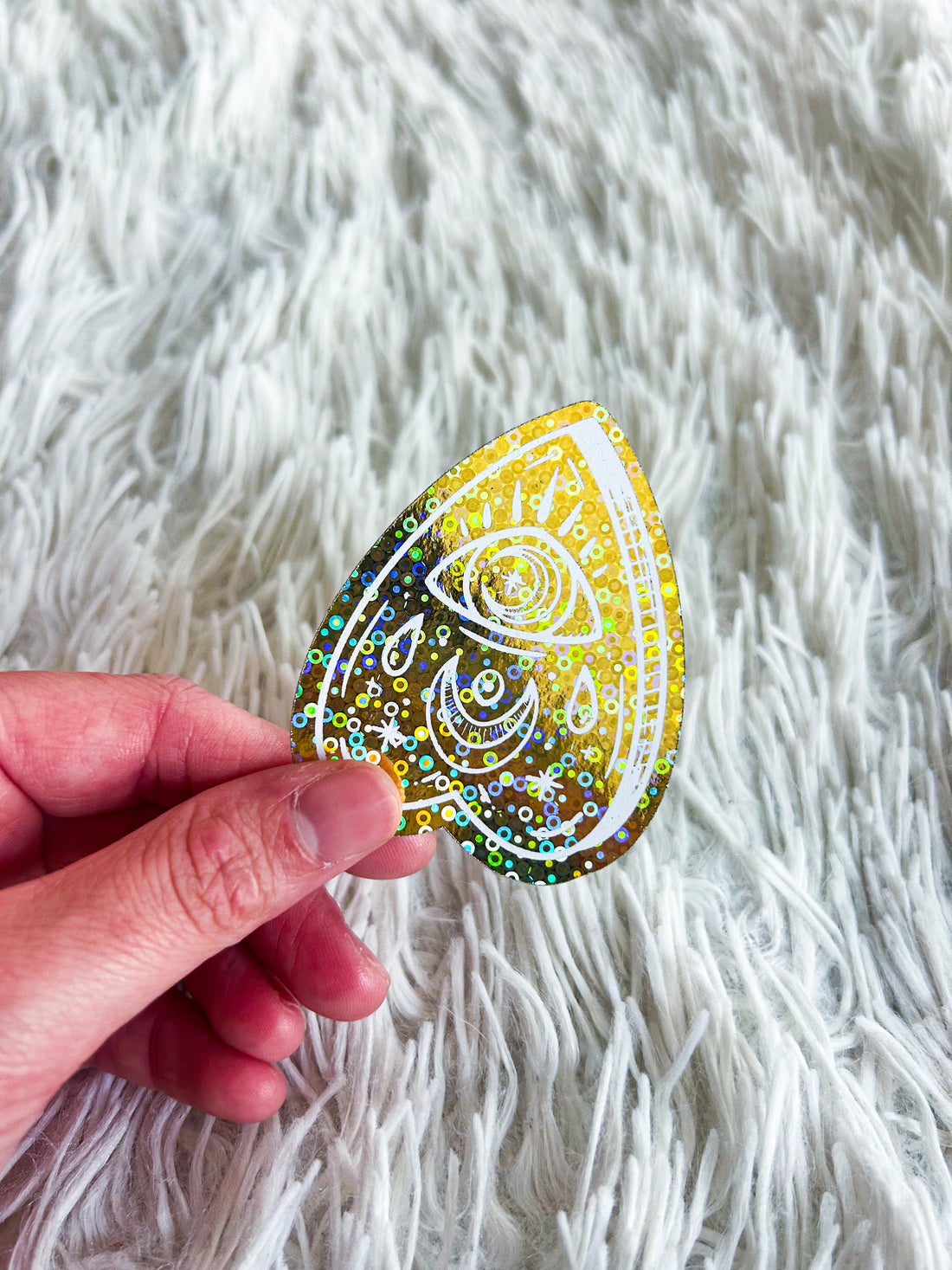 Planchette | Halloween Foiled Die Cut Sticker *NOT WATERPROOF*