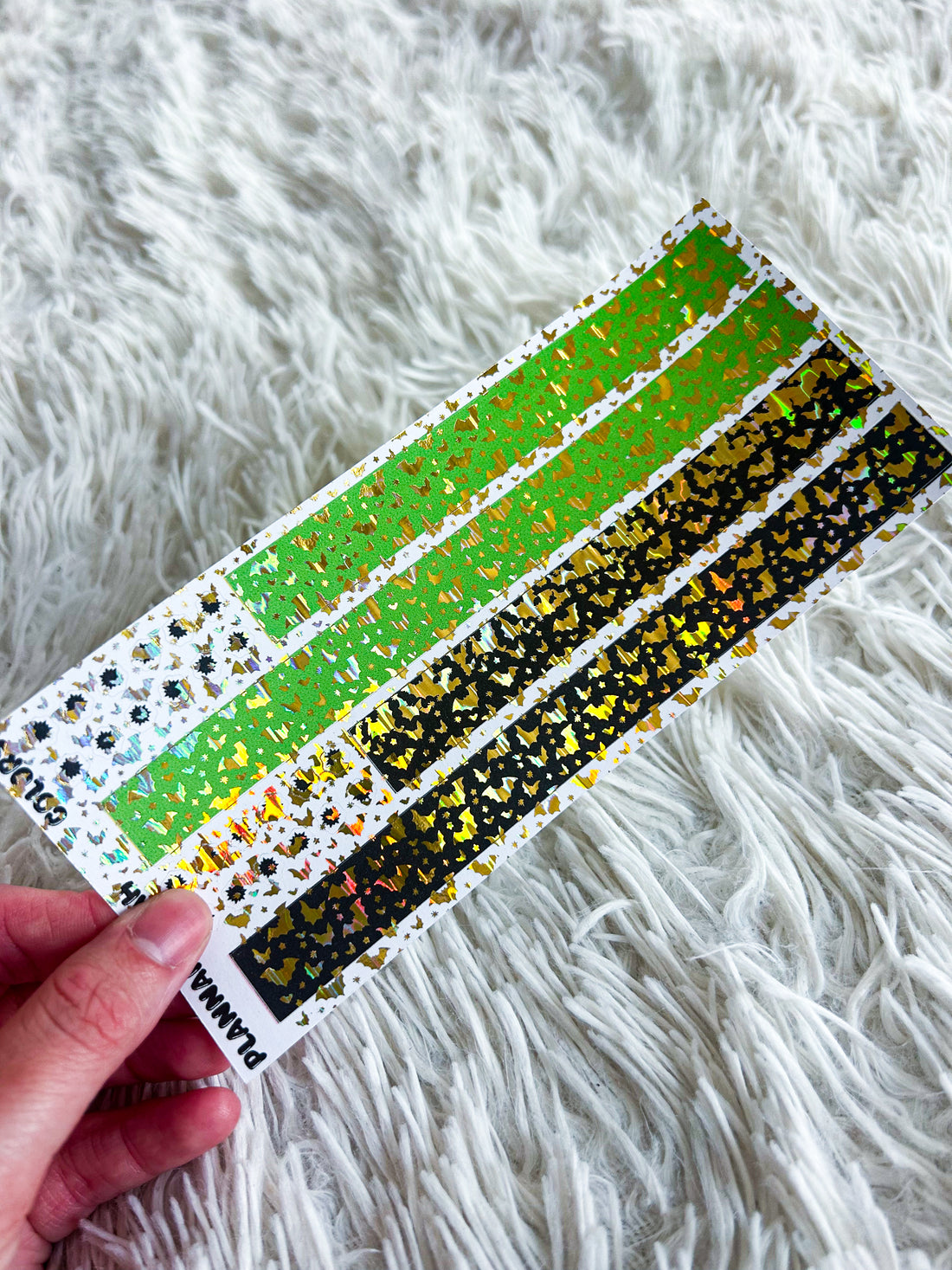 Slime & Black | Halloween Foiled Washi