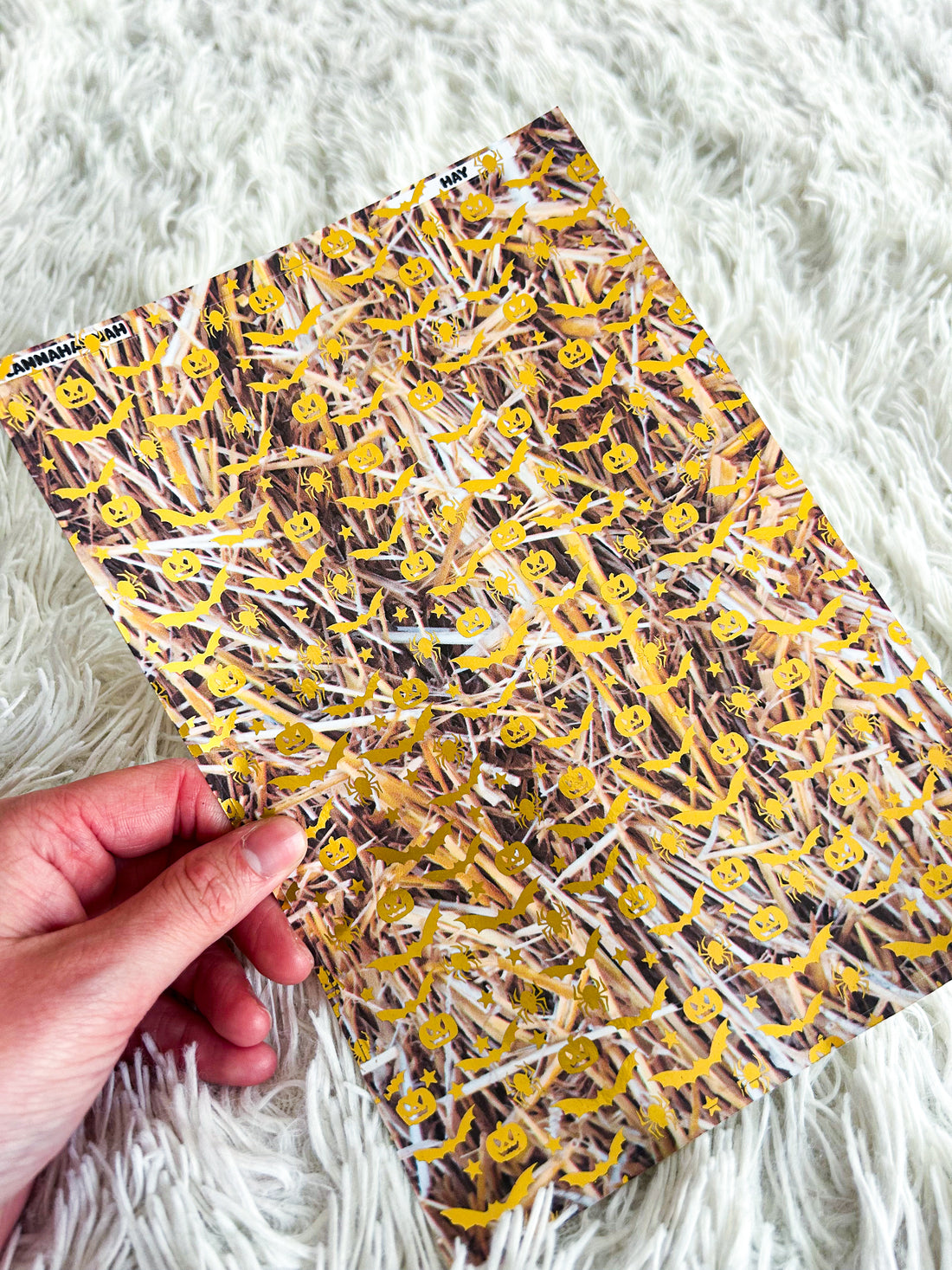 Hay | Halloween Foiled A5 Paper
