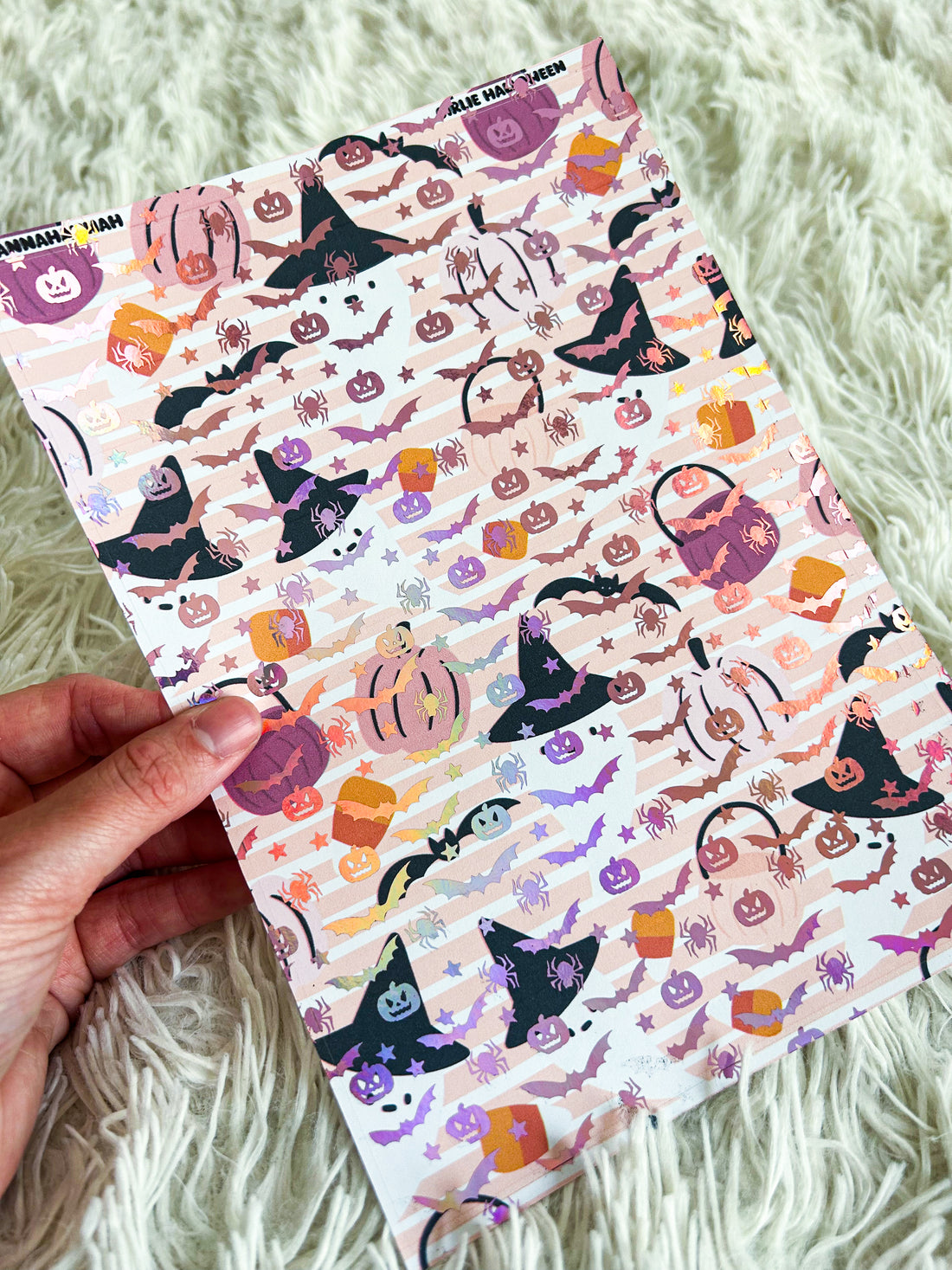 Girlie Halloween | Halloween Foiled A5 Paper